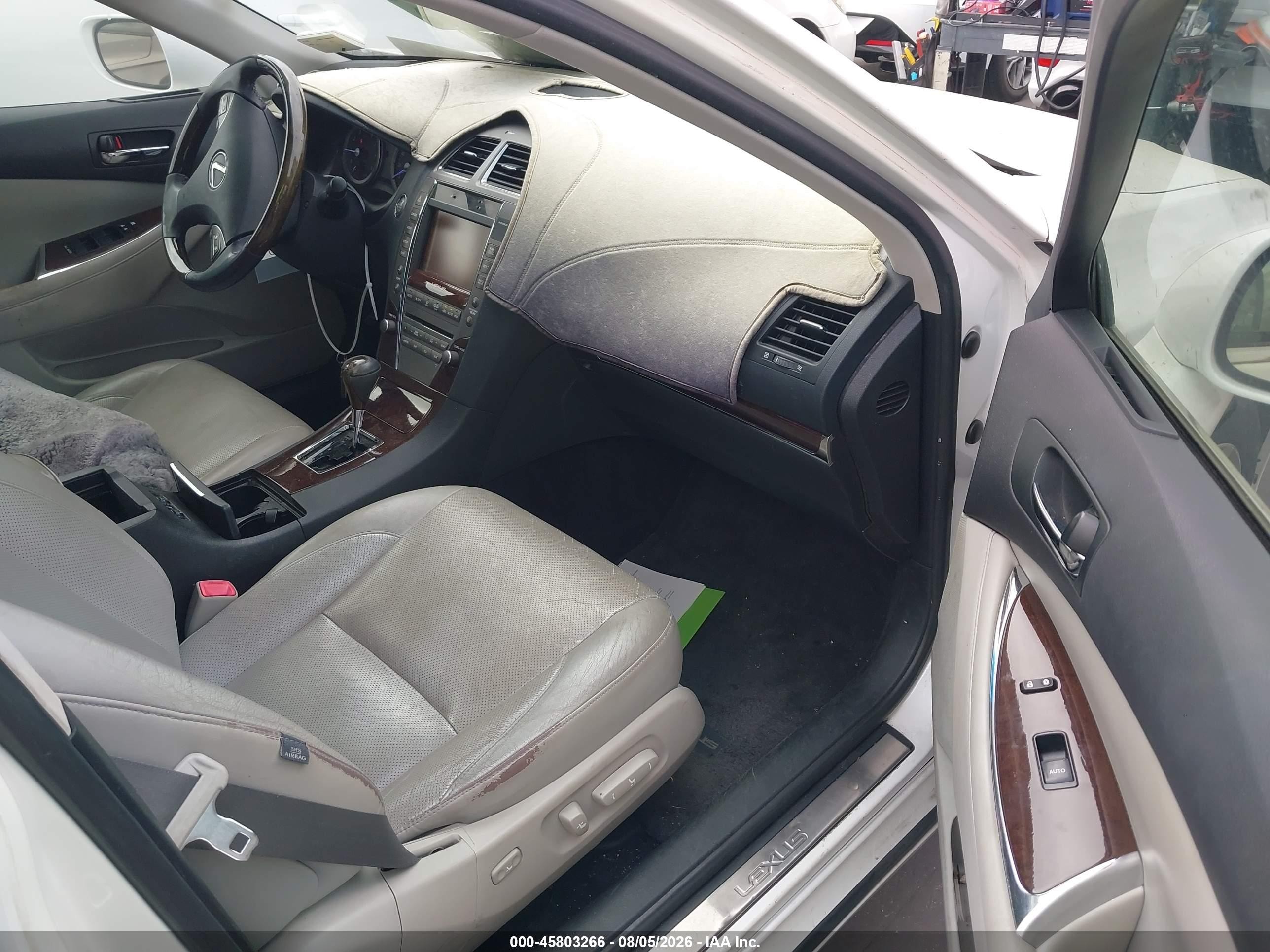 2011 Lexus Es 350   White vin: JTHBK1EG3B2469703
