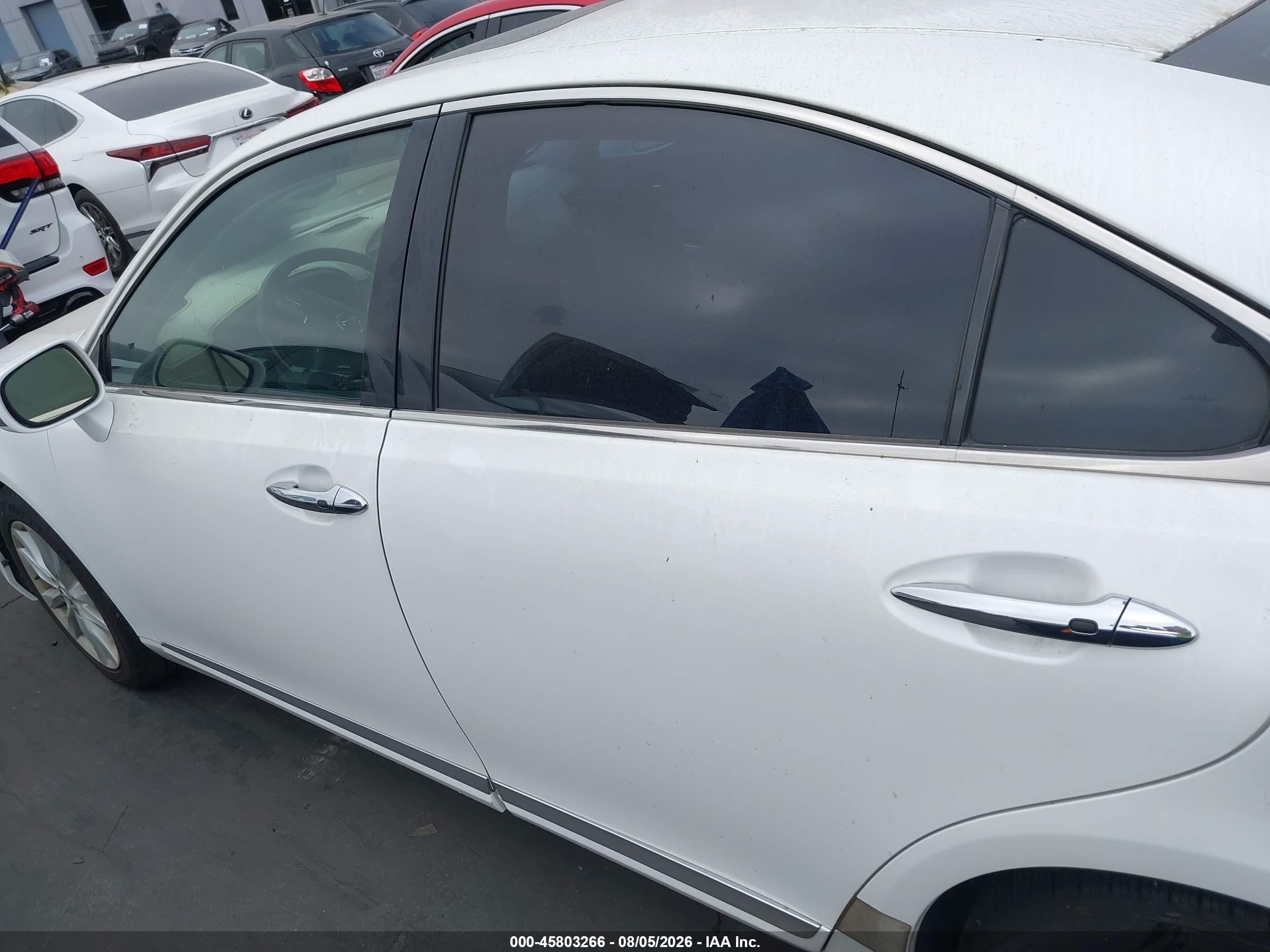 2011 Lexus Es 350   White vin: JTHBK1EG3B2469703