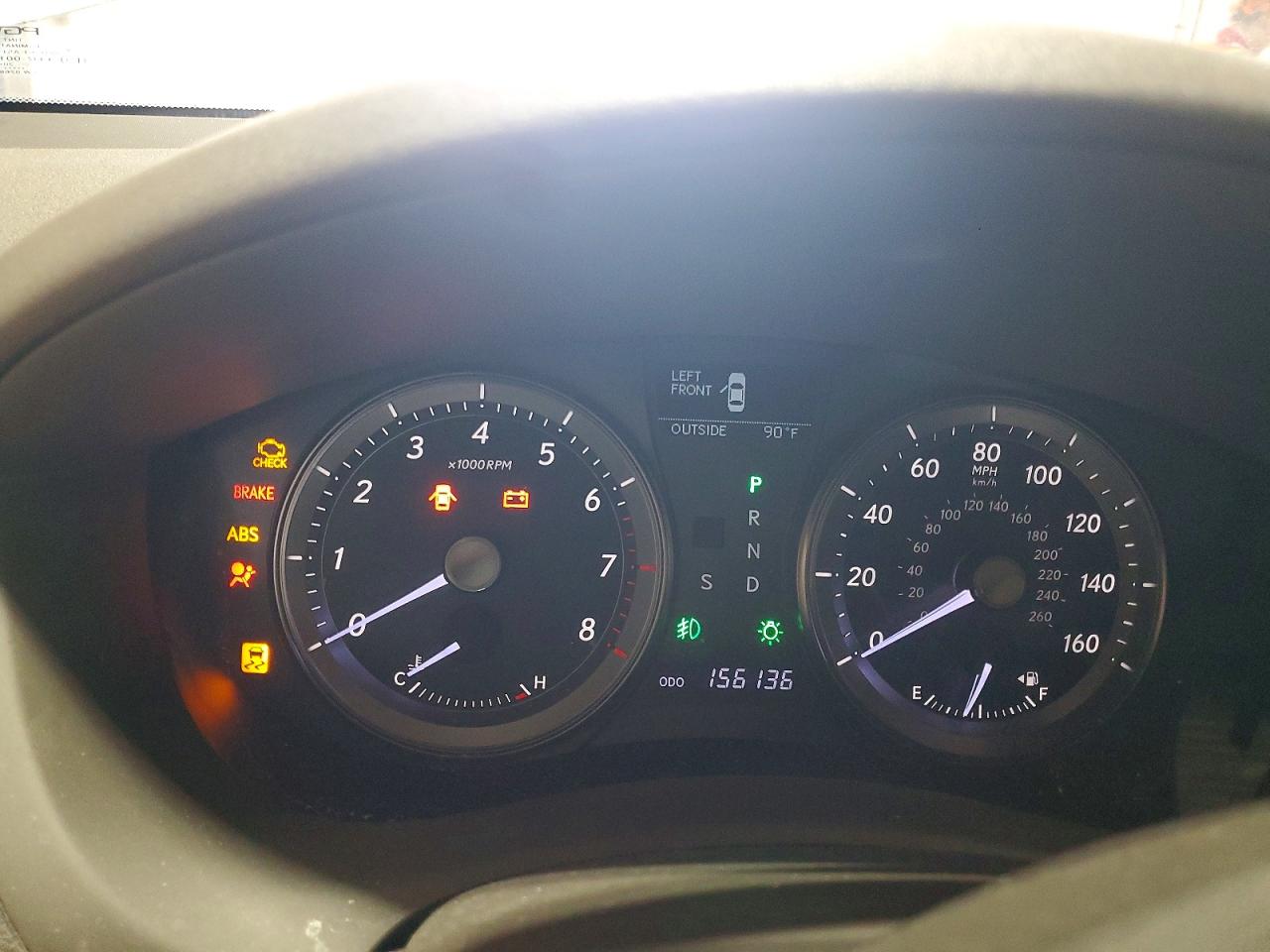 2012 Lexus Es 350 White vin: JTHBK1EG3C2472974