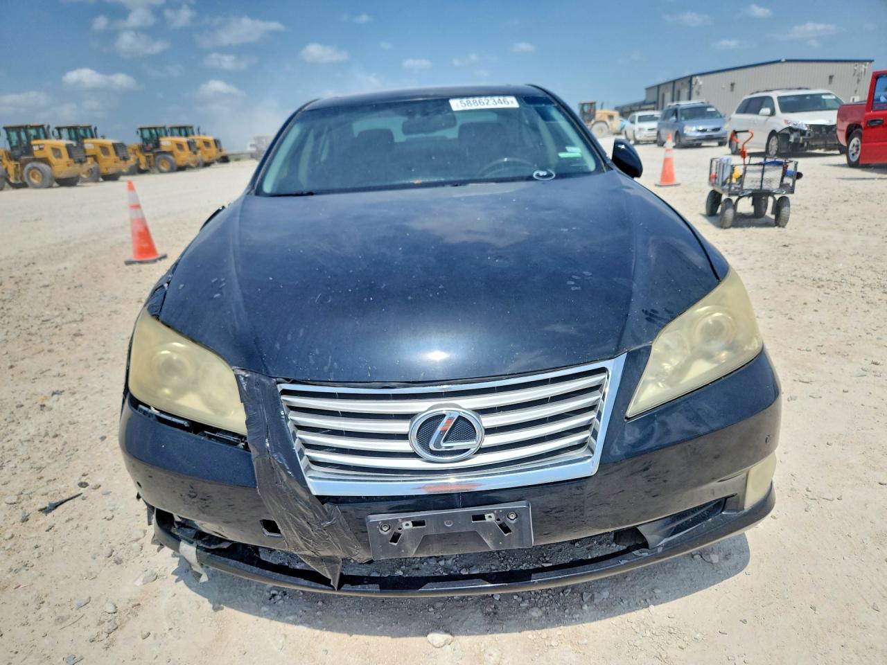 2012 Lexus Es 350 Black vin: JTHBK1EG3C2474241