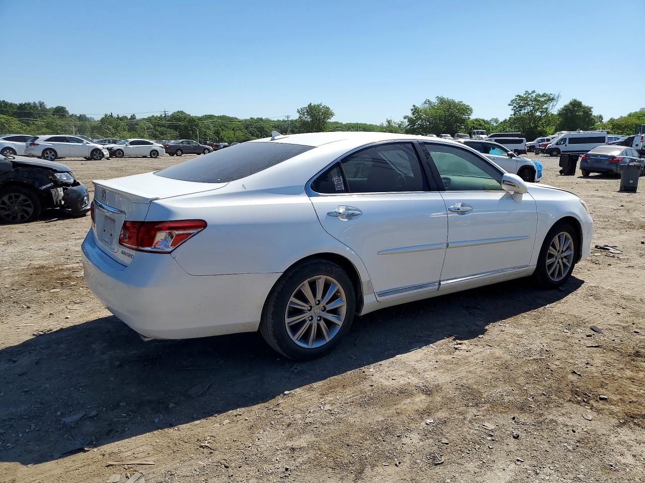2012 Lexus Es 350 White vin: JTHBK1EG3C2488818