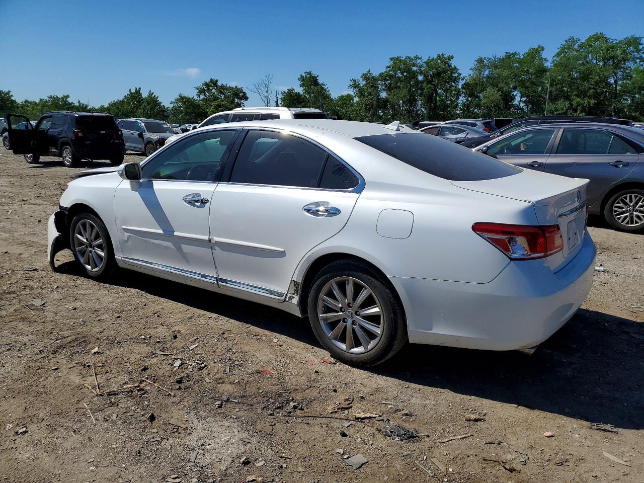 2012 Lexus Es 350 White vin: JTHBK1EG3C2488818