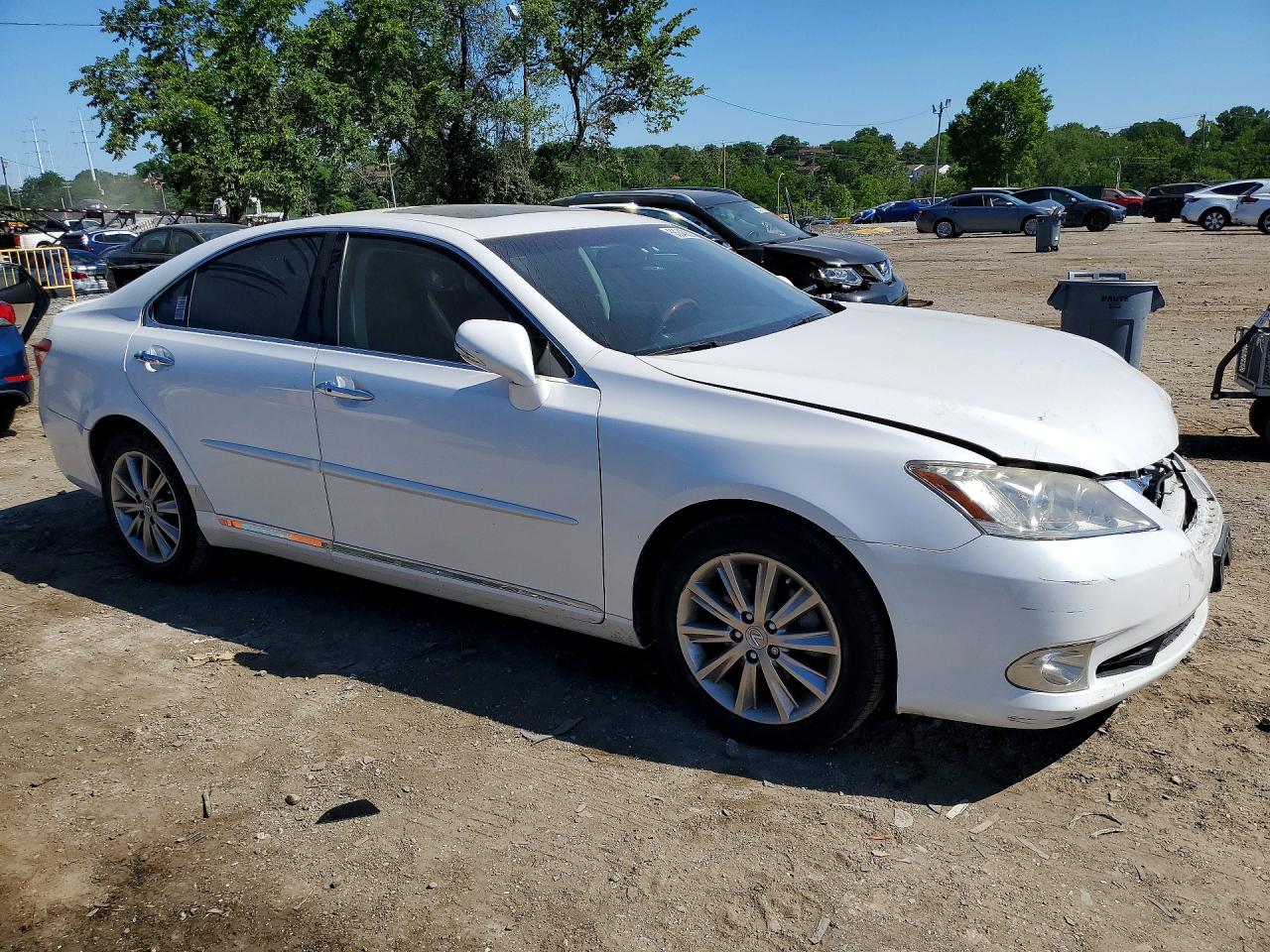 2012 Lexus Es 350 White vin: JTHBK1EG3C2488818