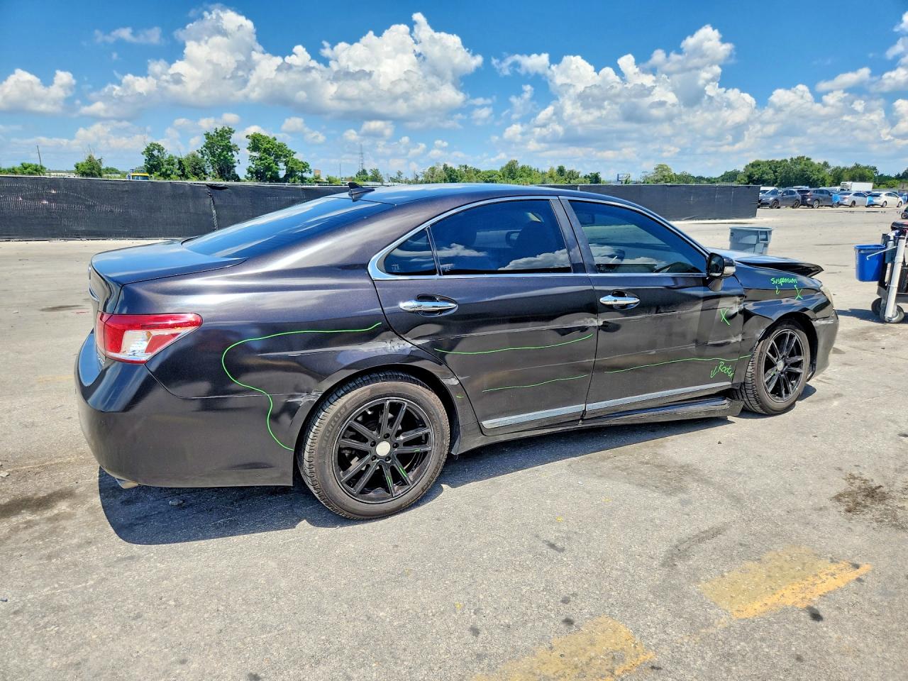 2012 Lexus Es 350 Черный vin: JTHBK1EG3C2494151