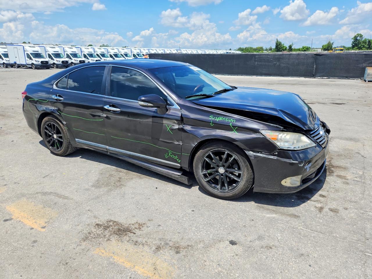 2012 Lexus Es 350 Черный vin: JTHBK1EG3C2494151