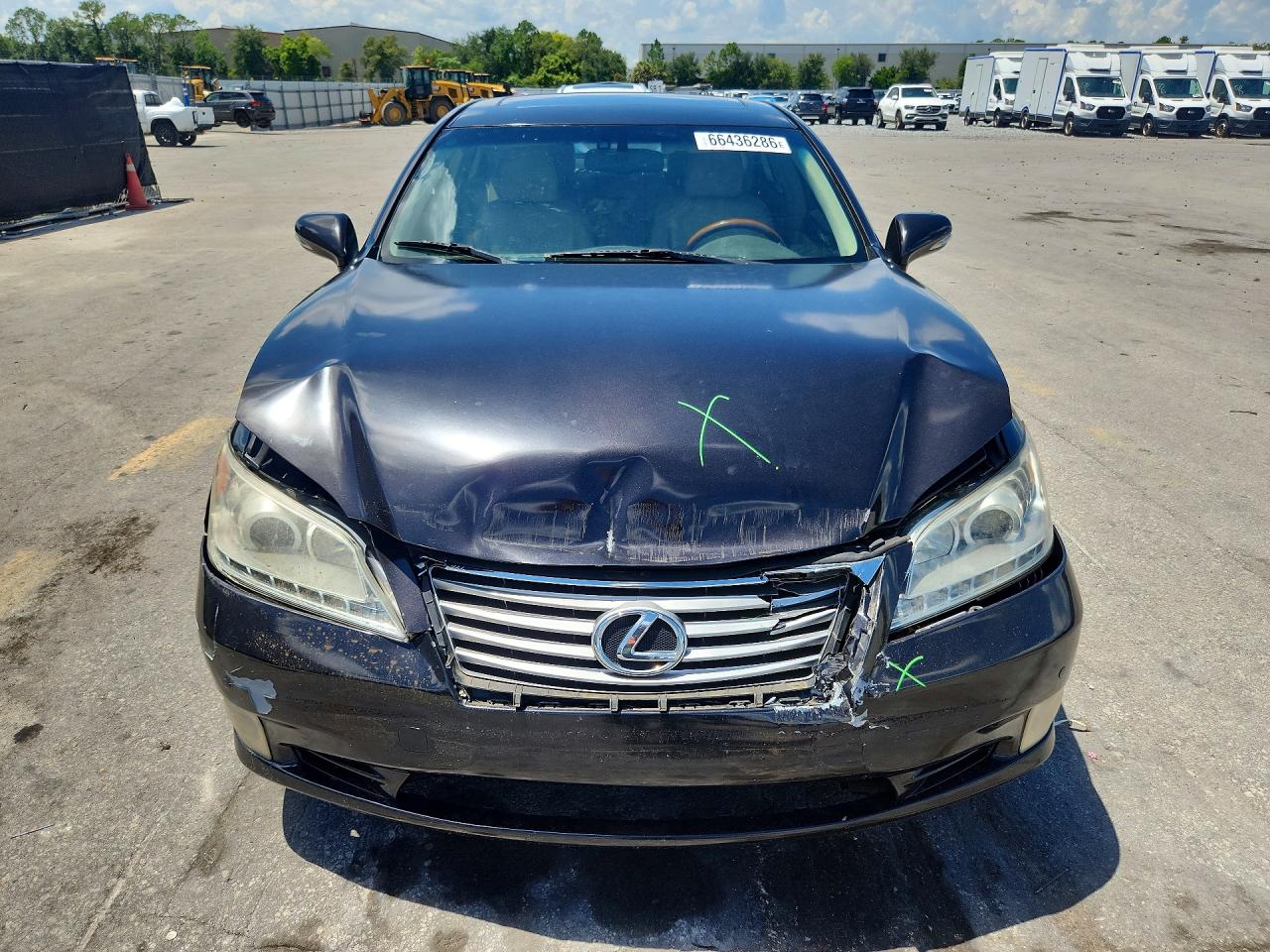 2012 Lexus Es 350 Черный vin: JTHBK1EG3C2494151