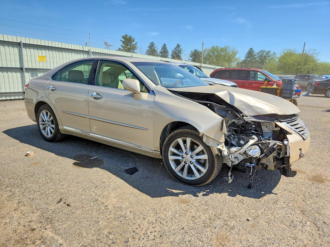 2012 Lexus Es 350 Cream vin: JTHBK1EG3C2500269