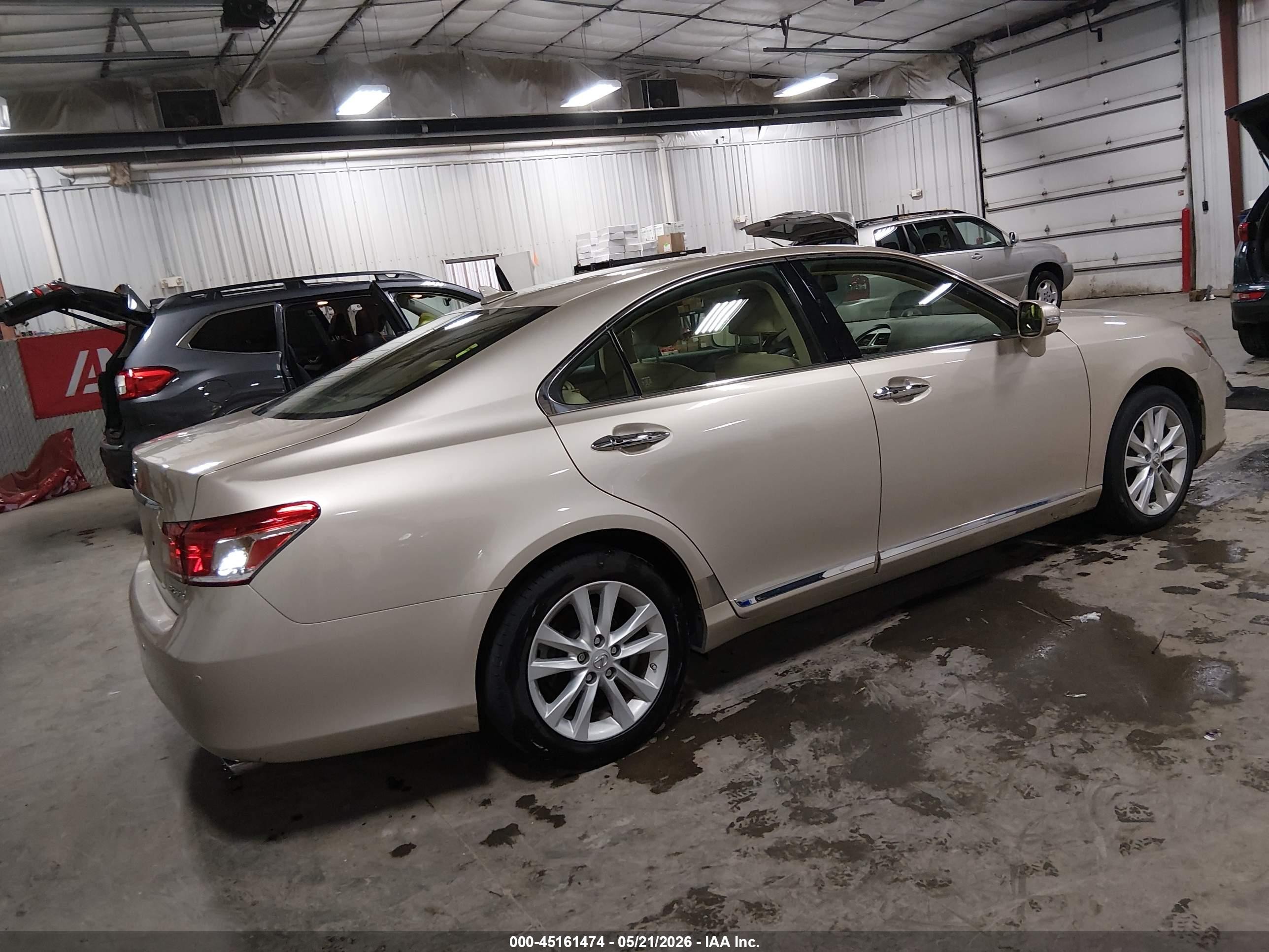 2012 Lexus Es 350   Gold vin: JTHBK1EG3C2500532