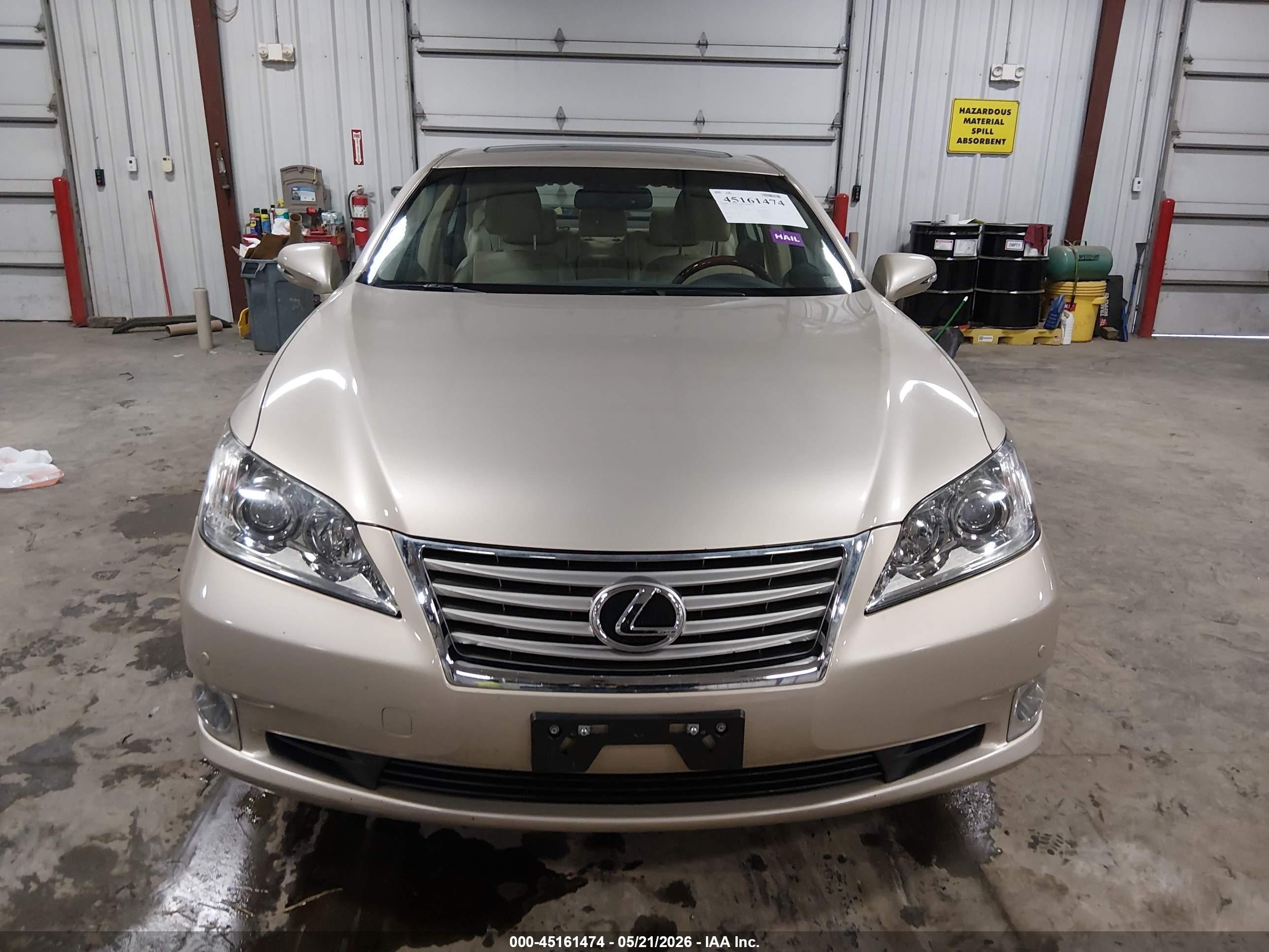 2012 Lexus Es 350   Gold vin: JTHBK1EG3C2500532