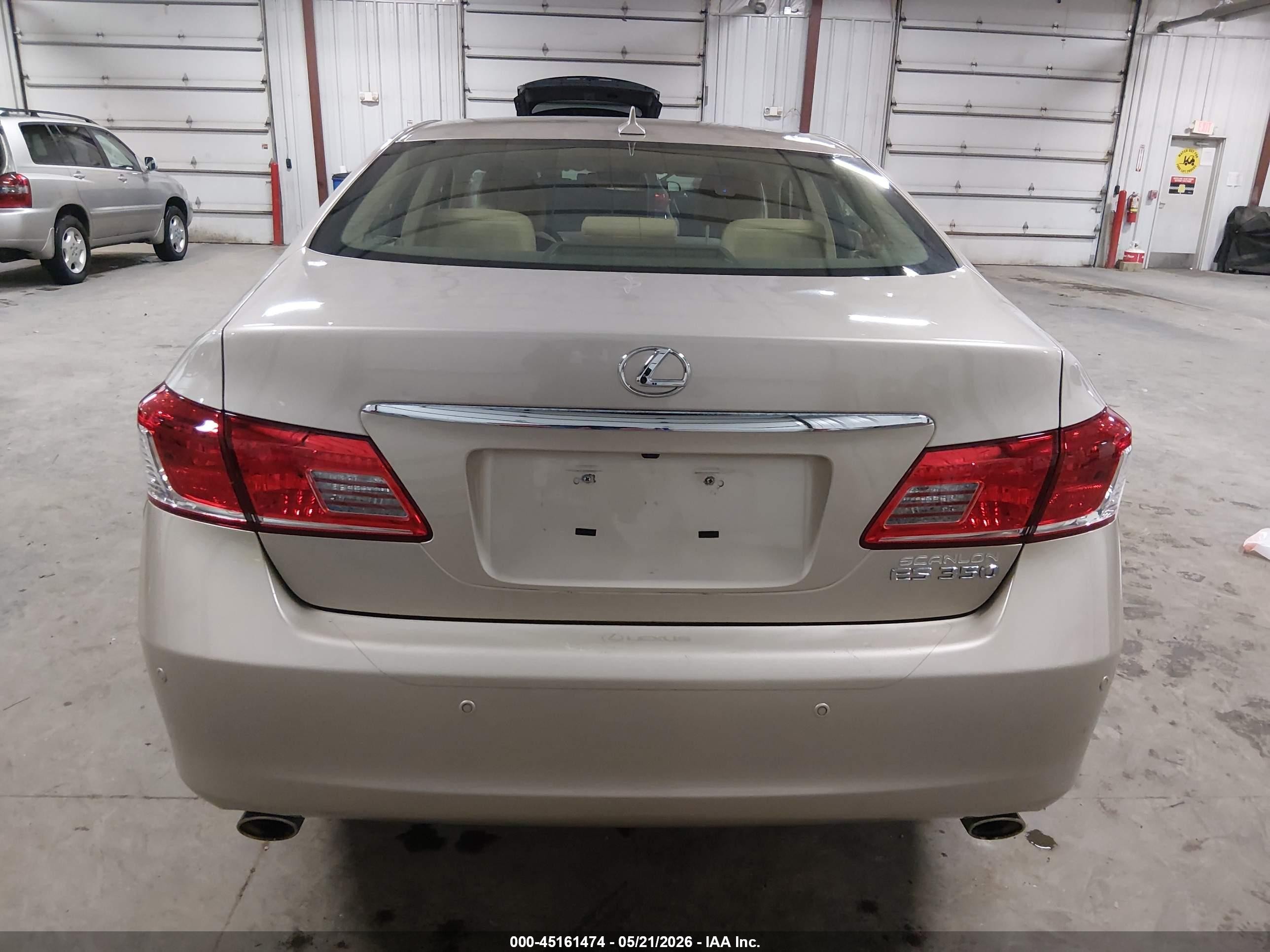 2012 Lexus Es 350   Gold vin: JTHBK1EG3C2500532