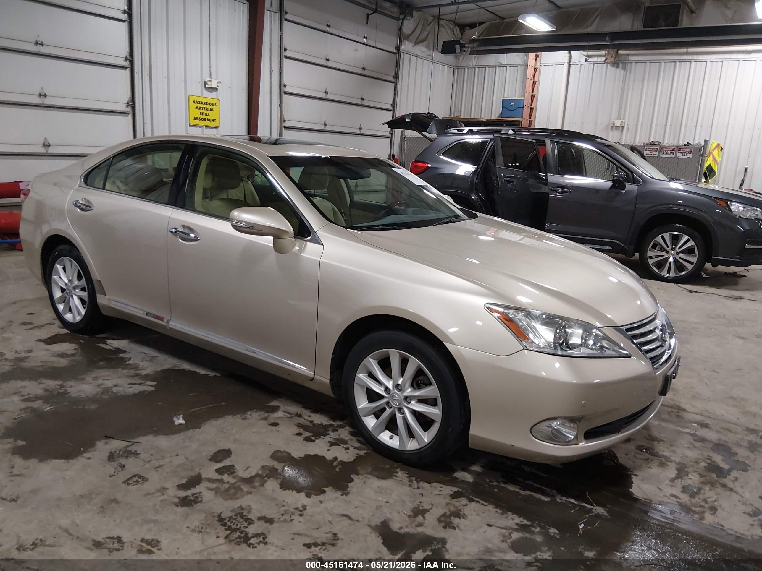 2012 Lexus Es 350   Gold vin: JTHBK1EG3C2500532