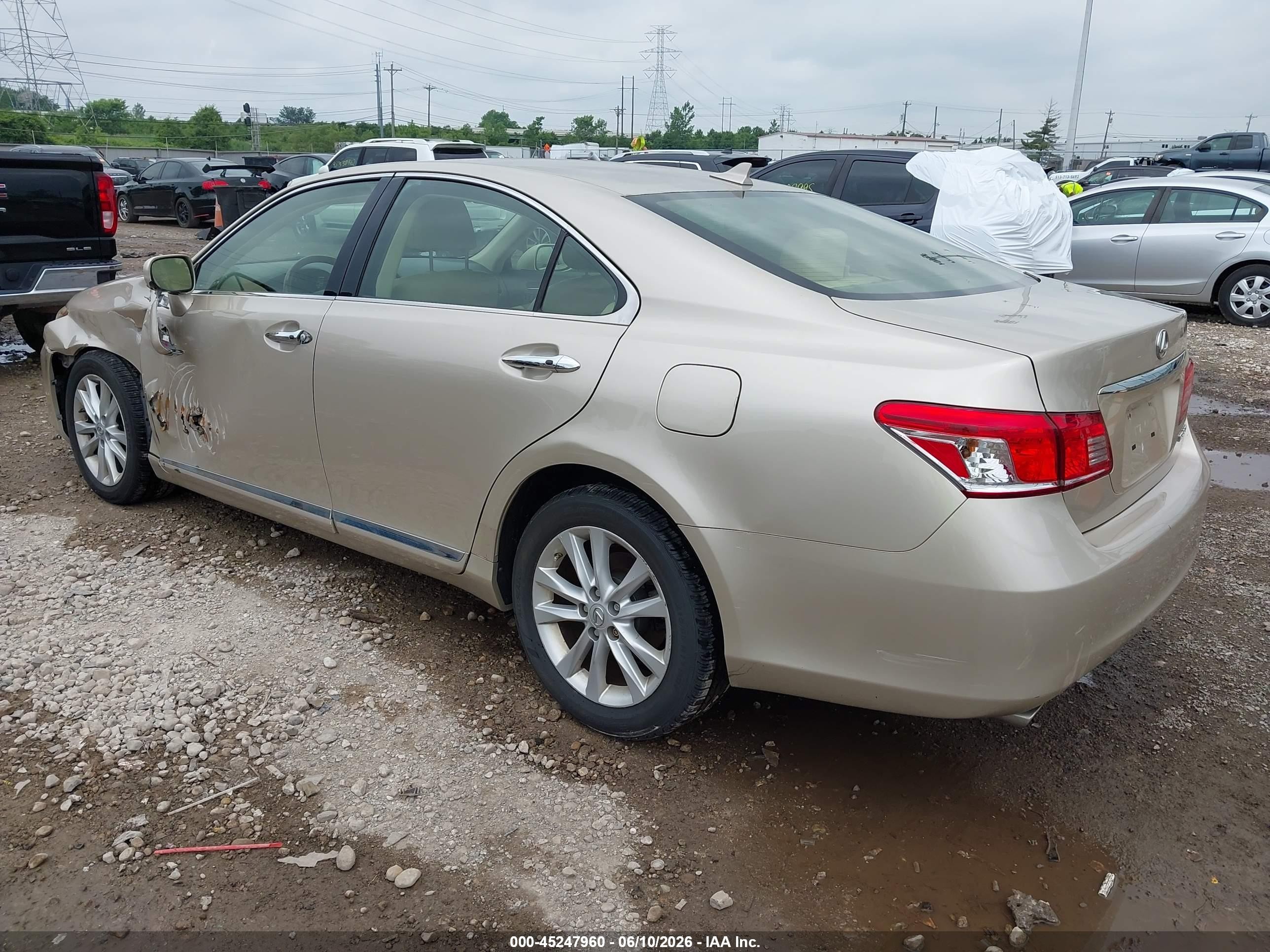 2012 Lexus Es 350   Tan vin: JTHBK1EG3C2504225
