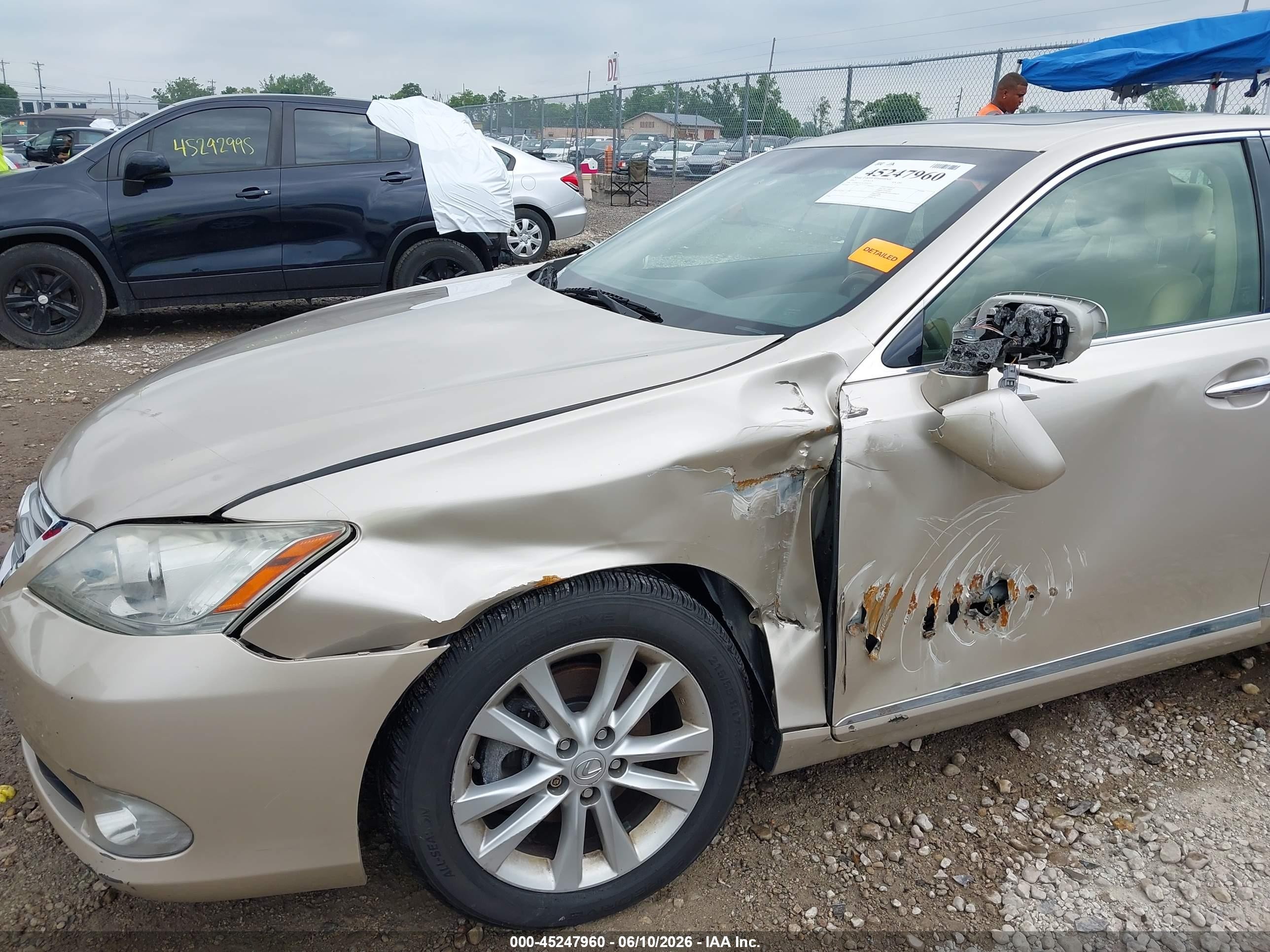 2012 Lexus Es 350   Tan vin: JTHBK1EG3C2504225