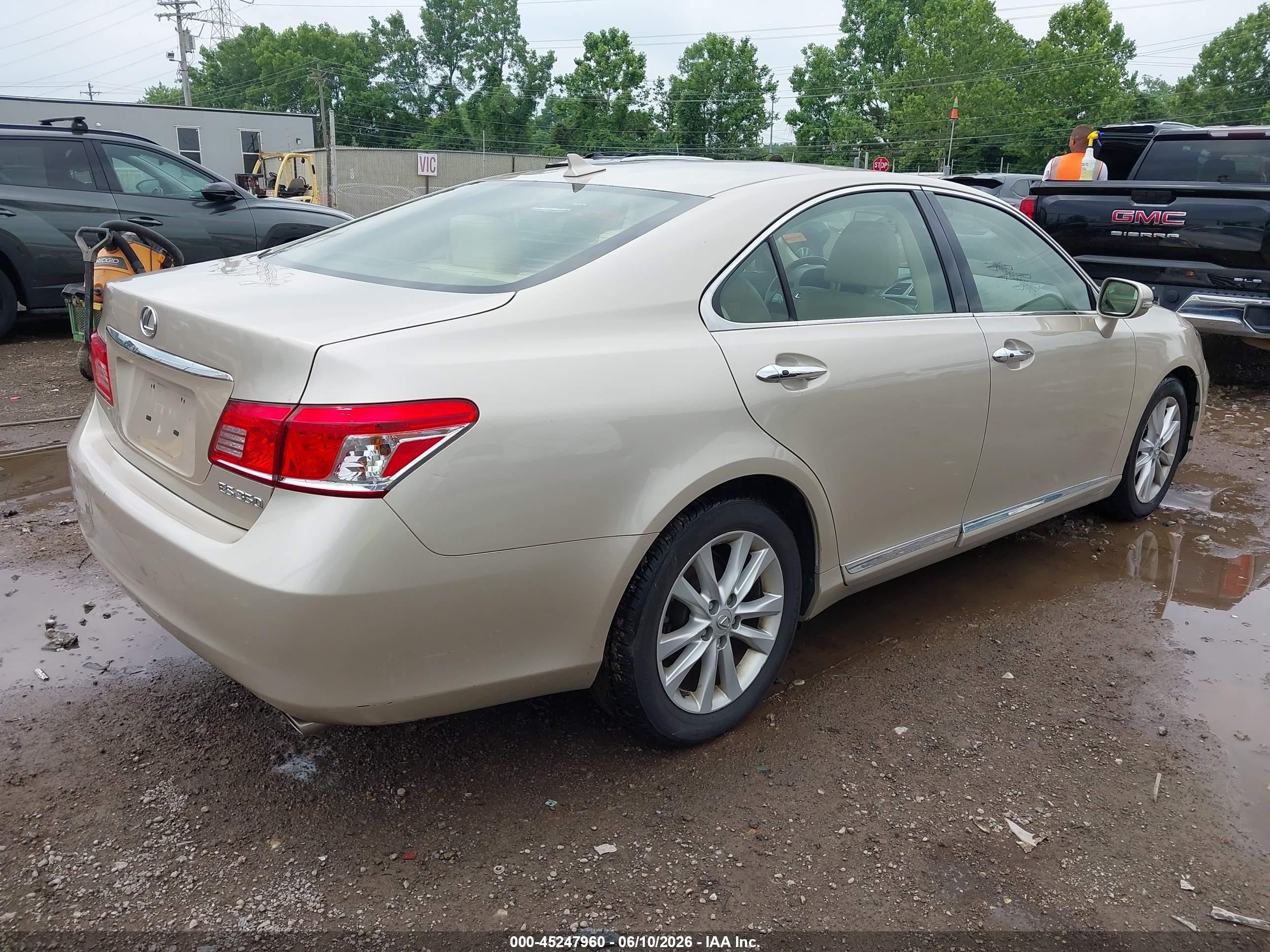2012 Lexus Es 350   Tan vin: JTHBK1EG3C2504225