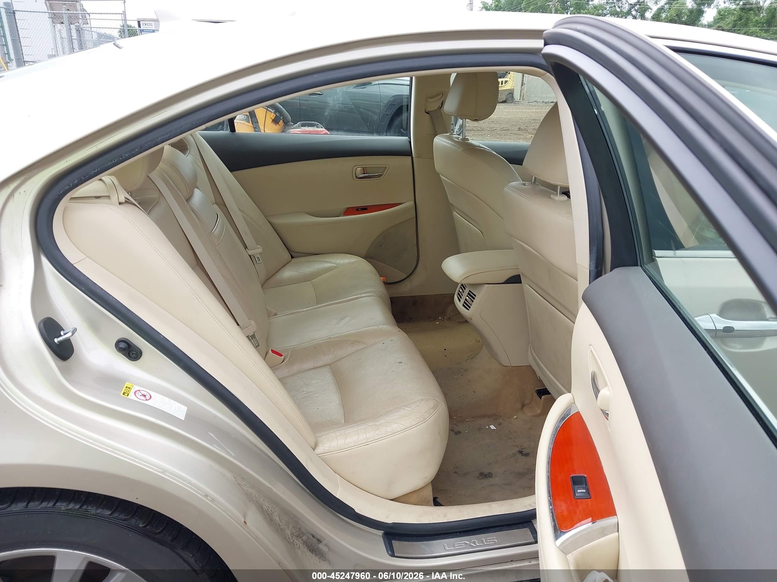 2012 Lexus Es 350   Tan vin: JTHBK1EG3C2504225