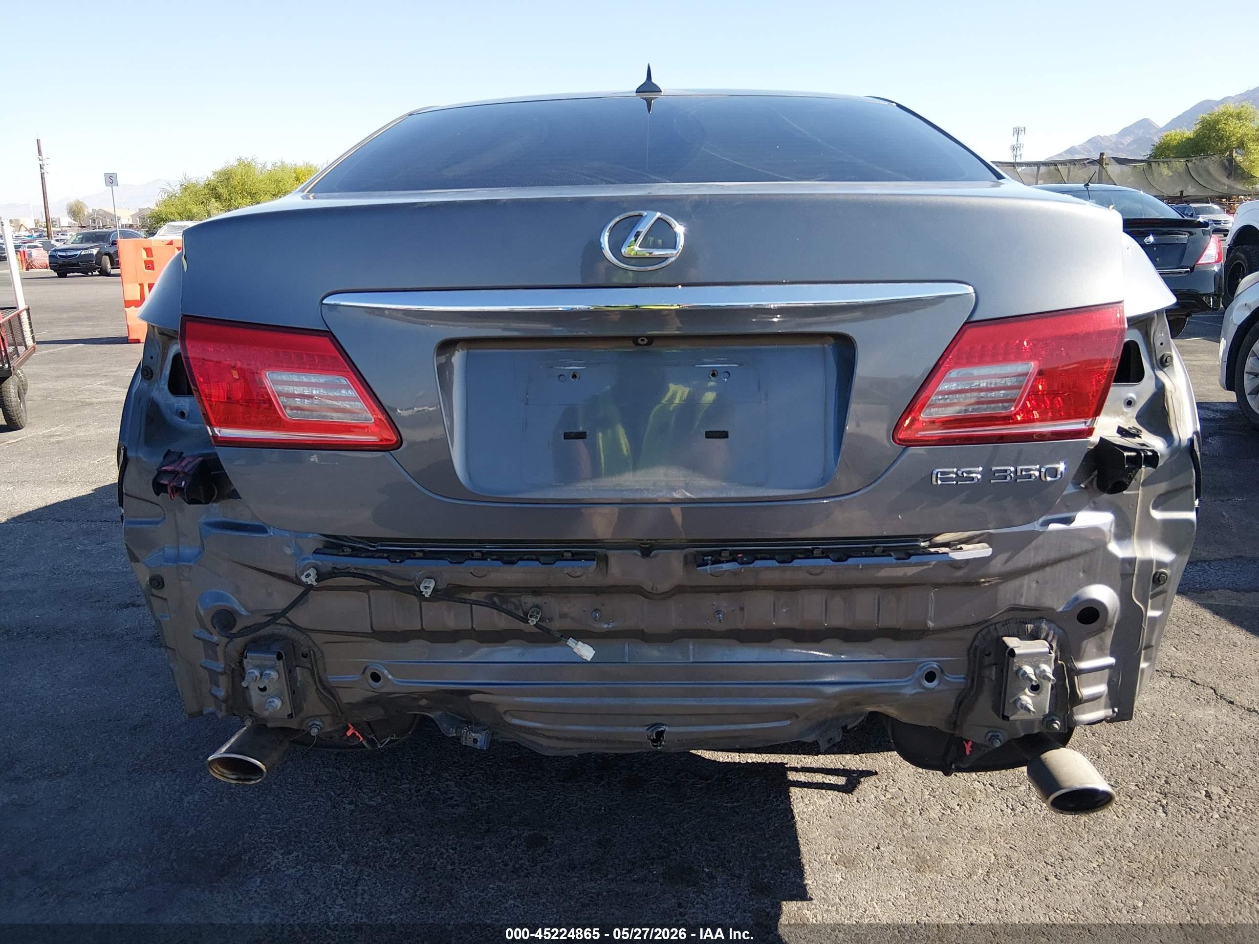 2012 Lexus Es 350 Gray vin: JTHBK1EG3C2505228