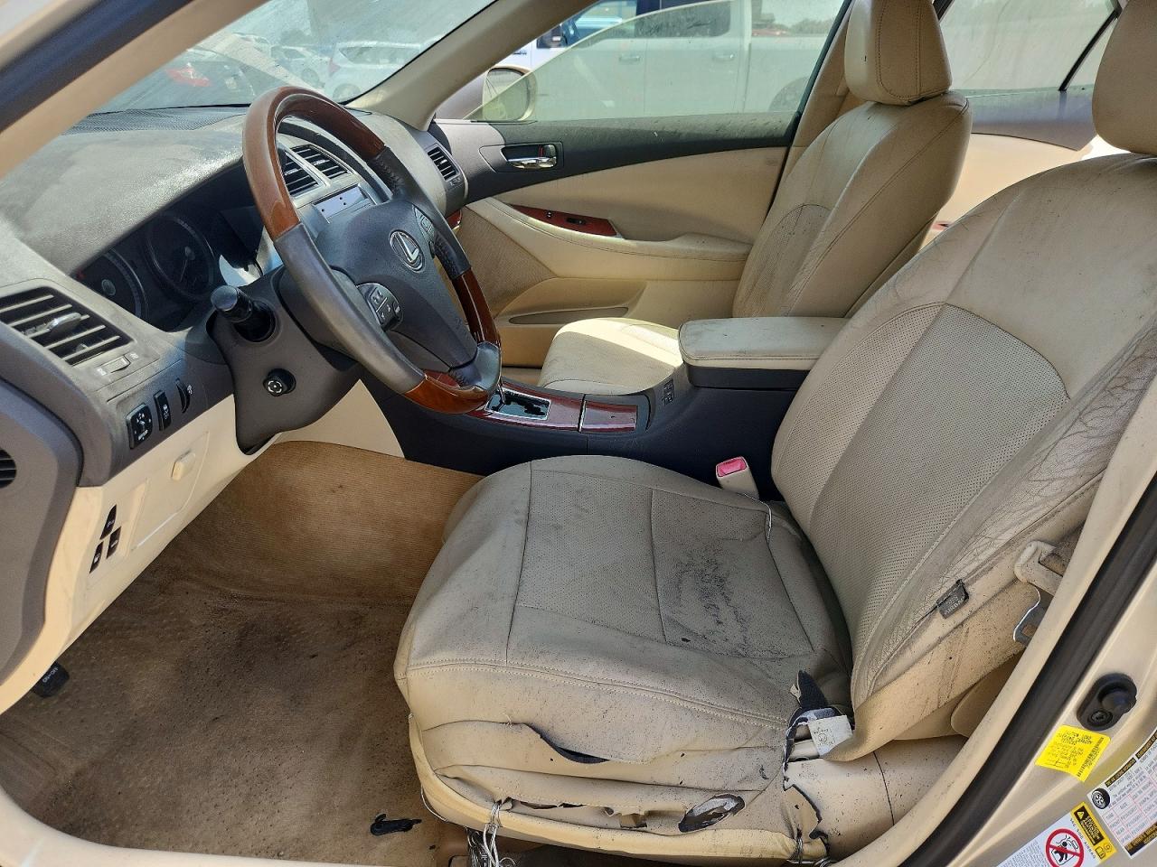 2012 Lexus Es 350 Cream vin: JTHBK1EG3C2512177