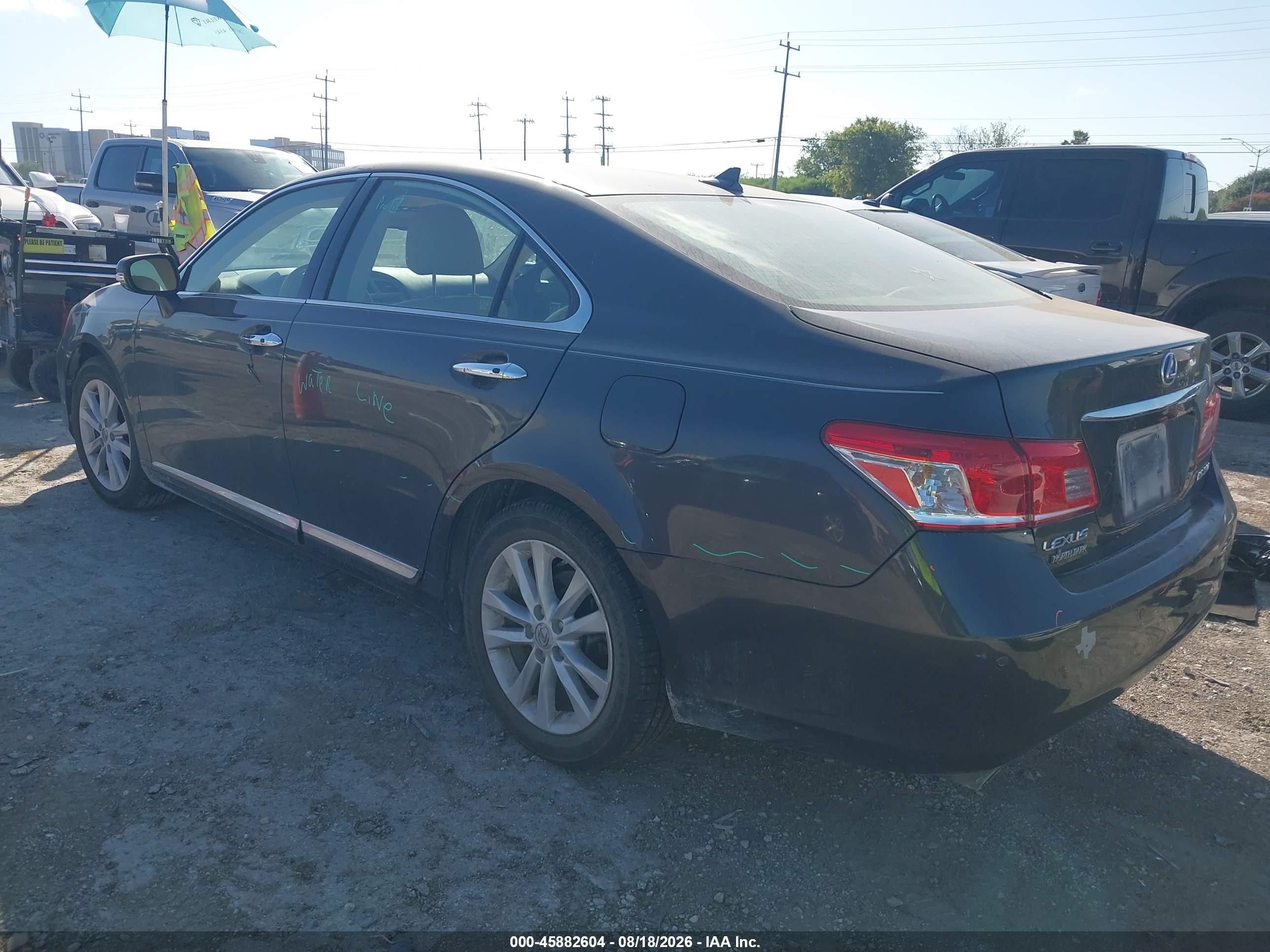 2010 Lexus Es 350   Gray vin: JTHBK1EG4A2347205