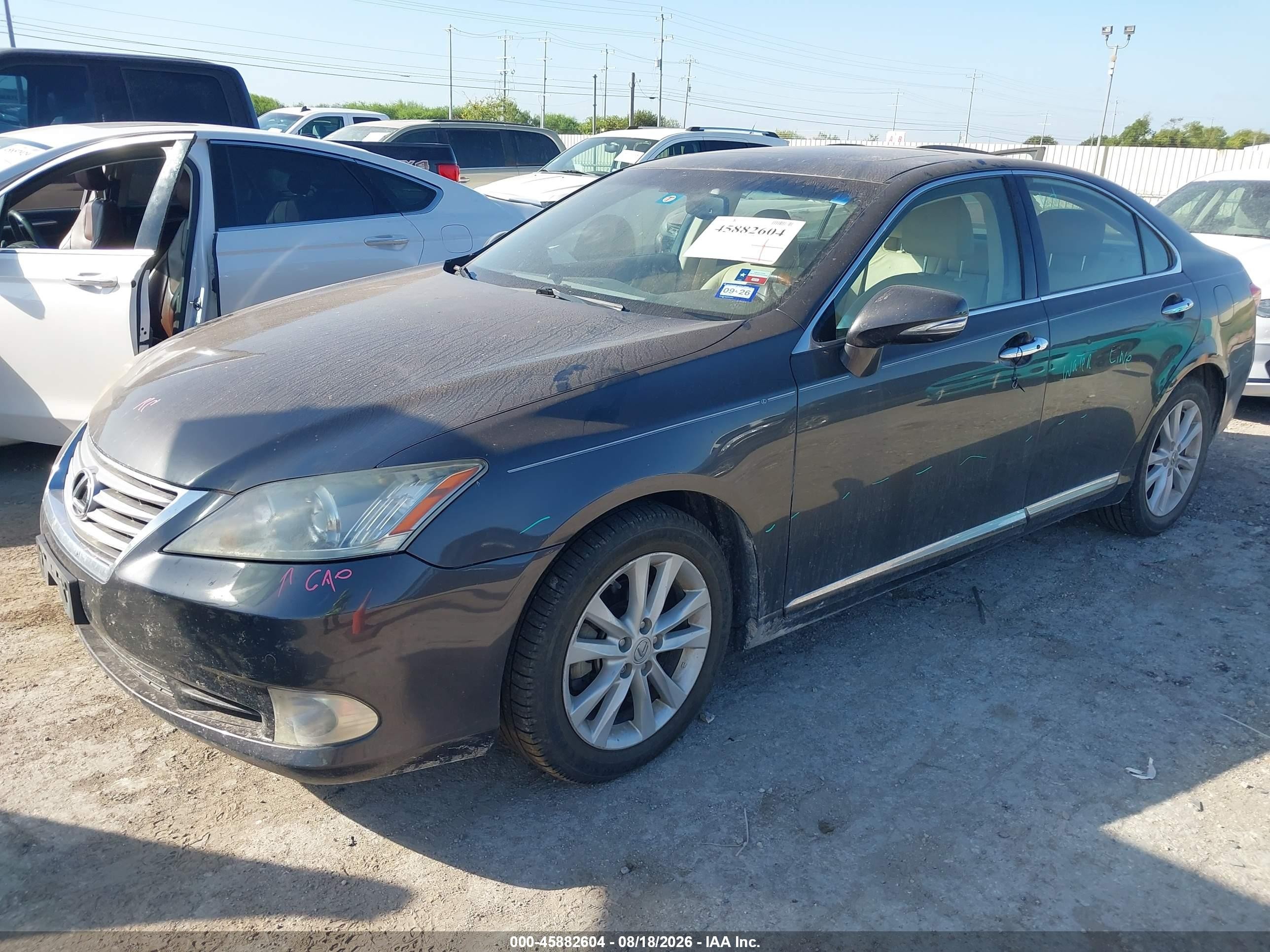 2010 Lexus Es 350   Gray vin: JTHBK1EG4A2347205