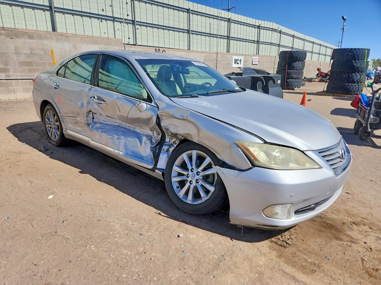 2010 Lexus Es 350 Silver vin: JTHBK1EG4A2347950
