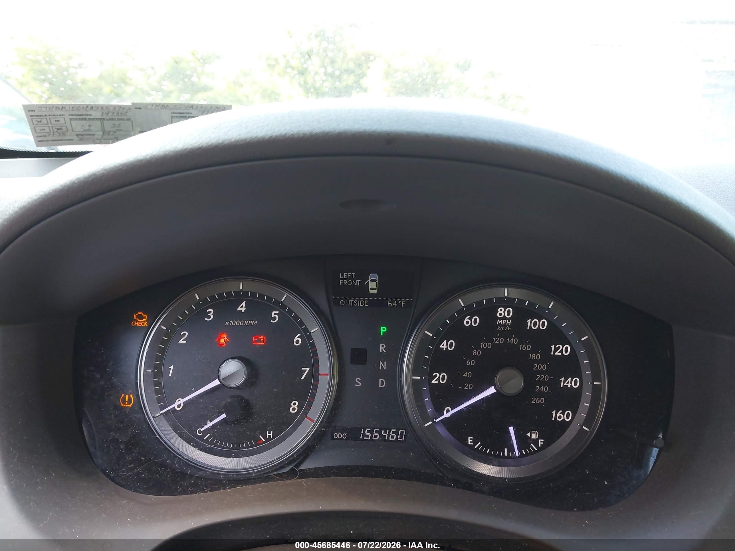 2010 Lexus Es 350   Green vin: JTHBK1EG4A2353702