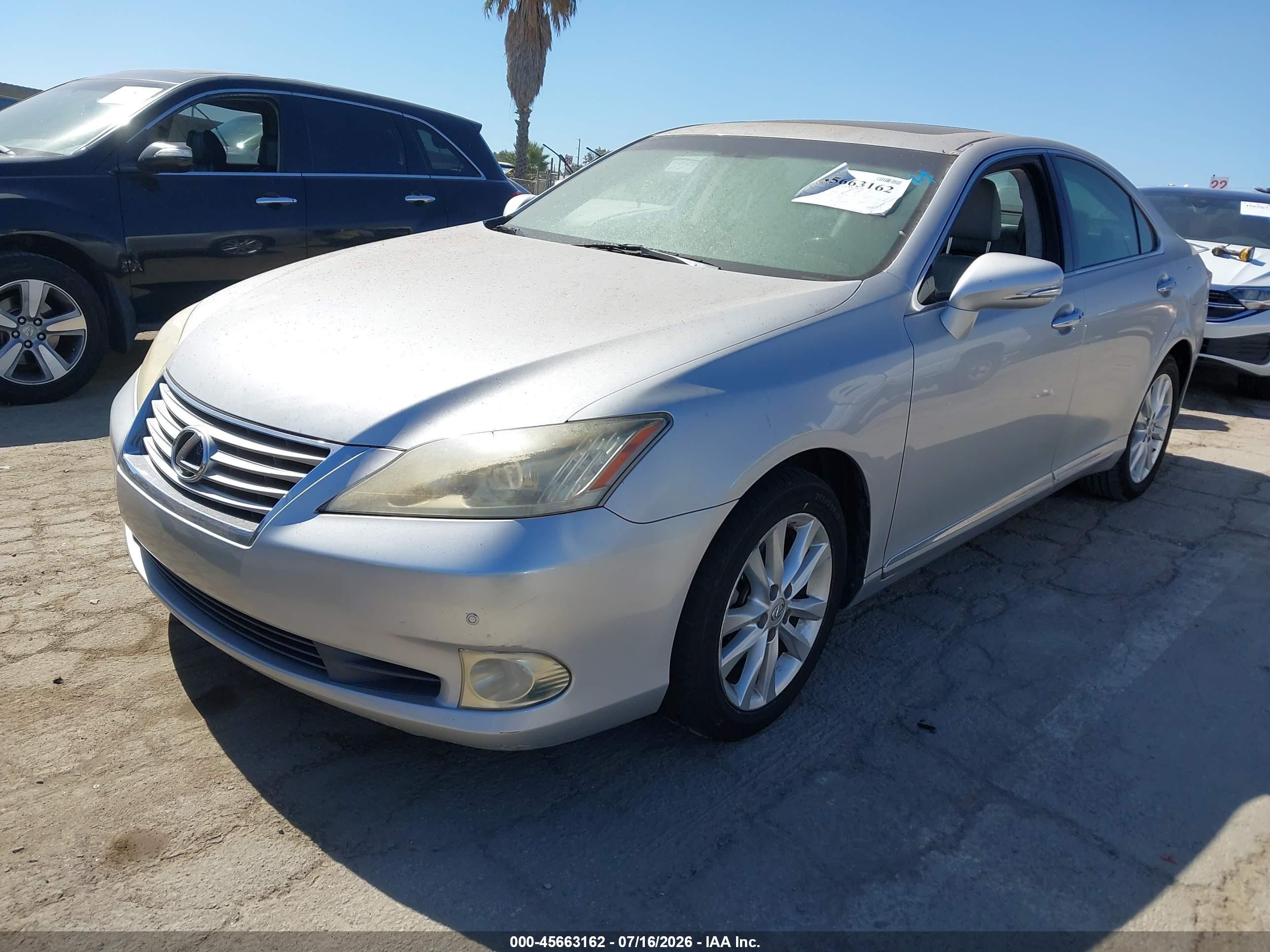 2010 Lexus Es 350   Silver vin: JTHBK1EG4A2359077