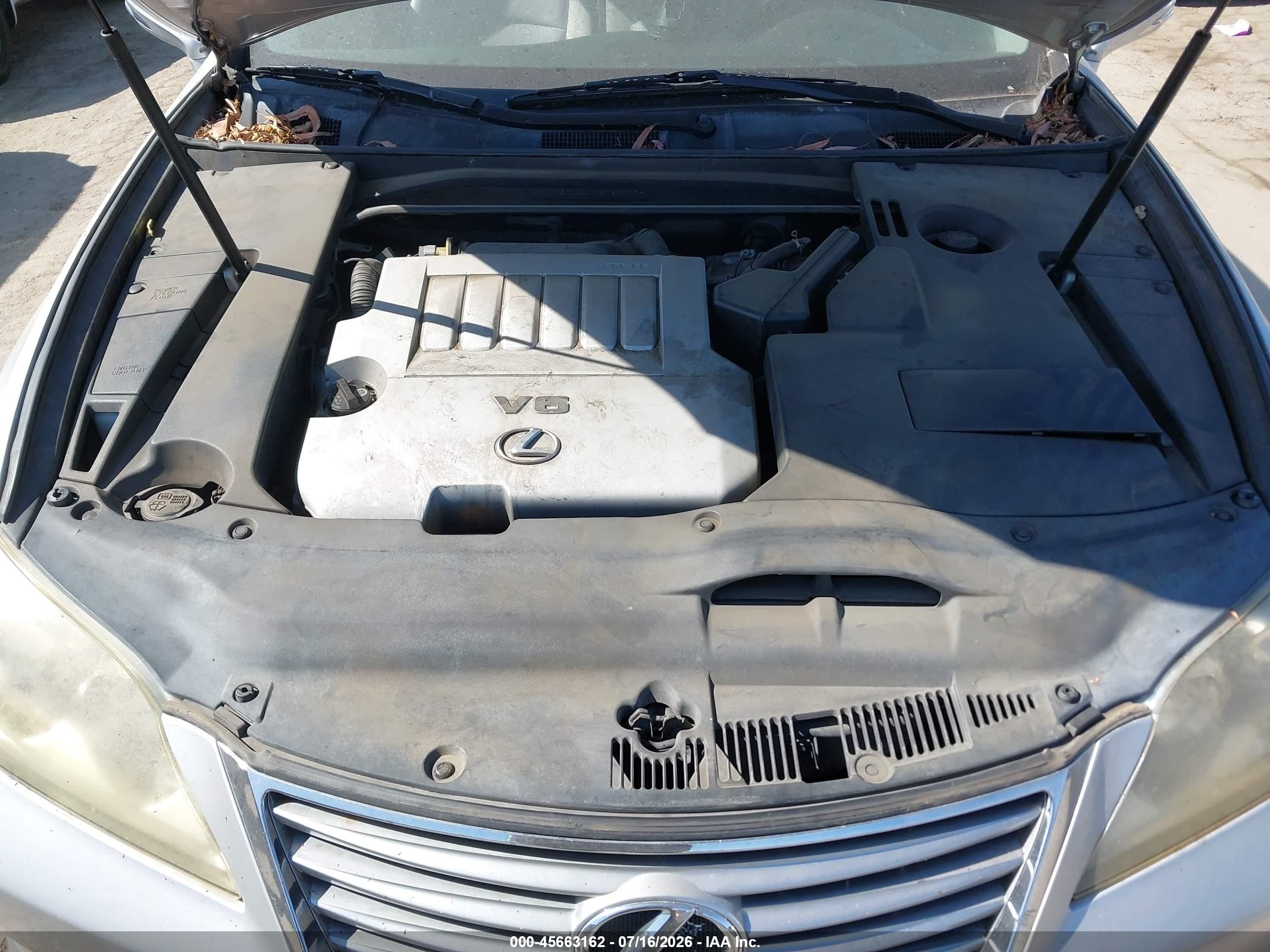 2010 Lexus Es 350   Silver vin: JTHBK1EG4A2359077