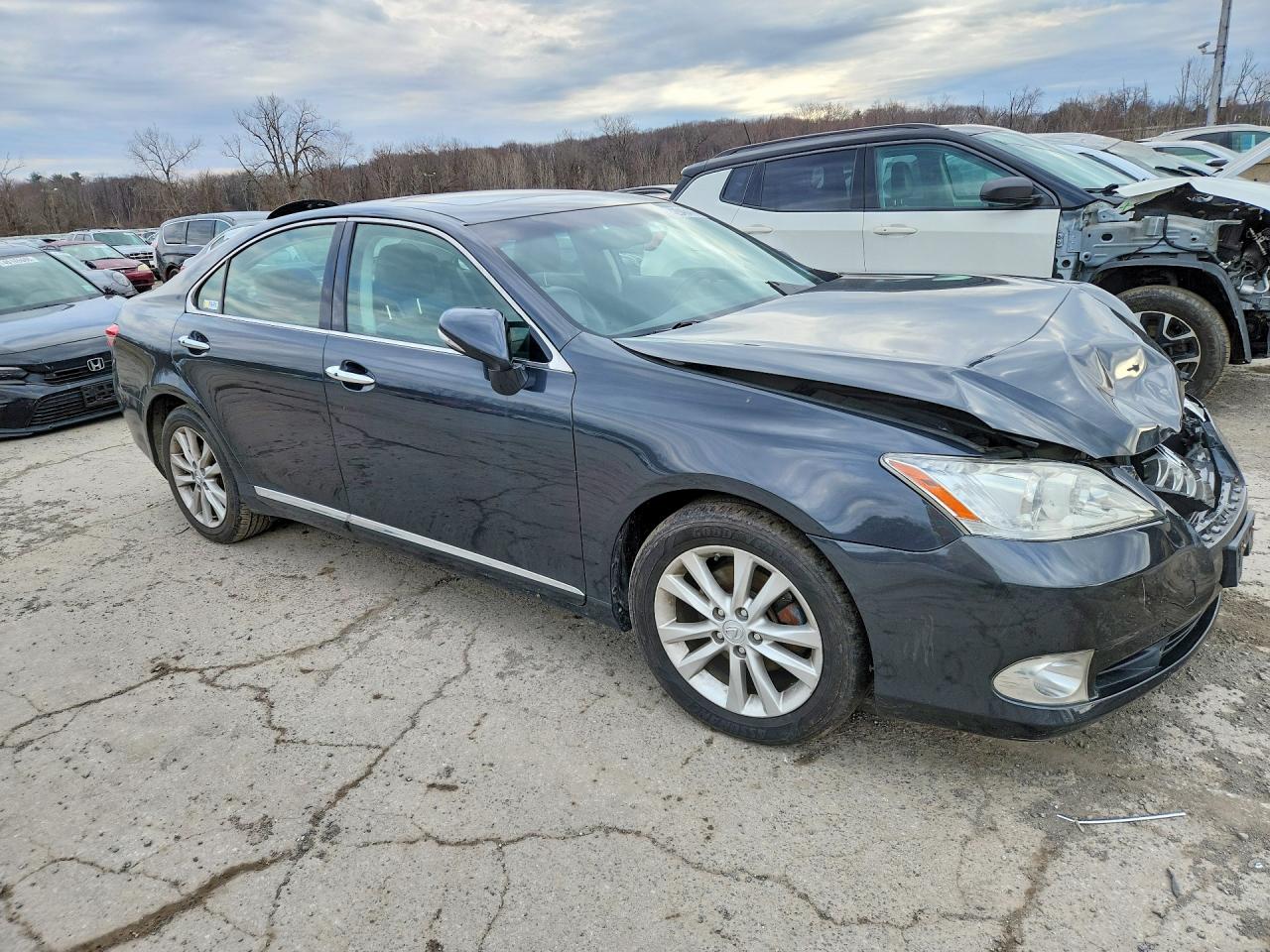 2010 Lexus Es 350 Base Gray vin: JTHBK1EG4A2373352