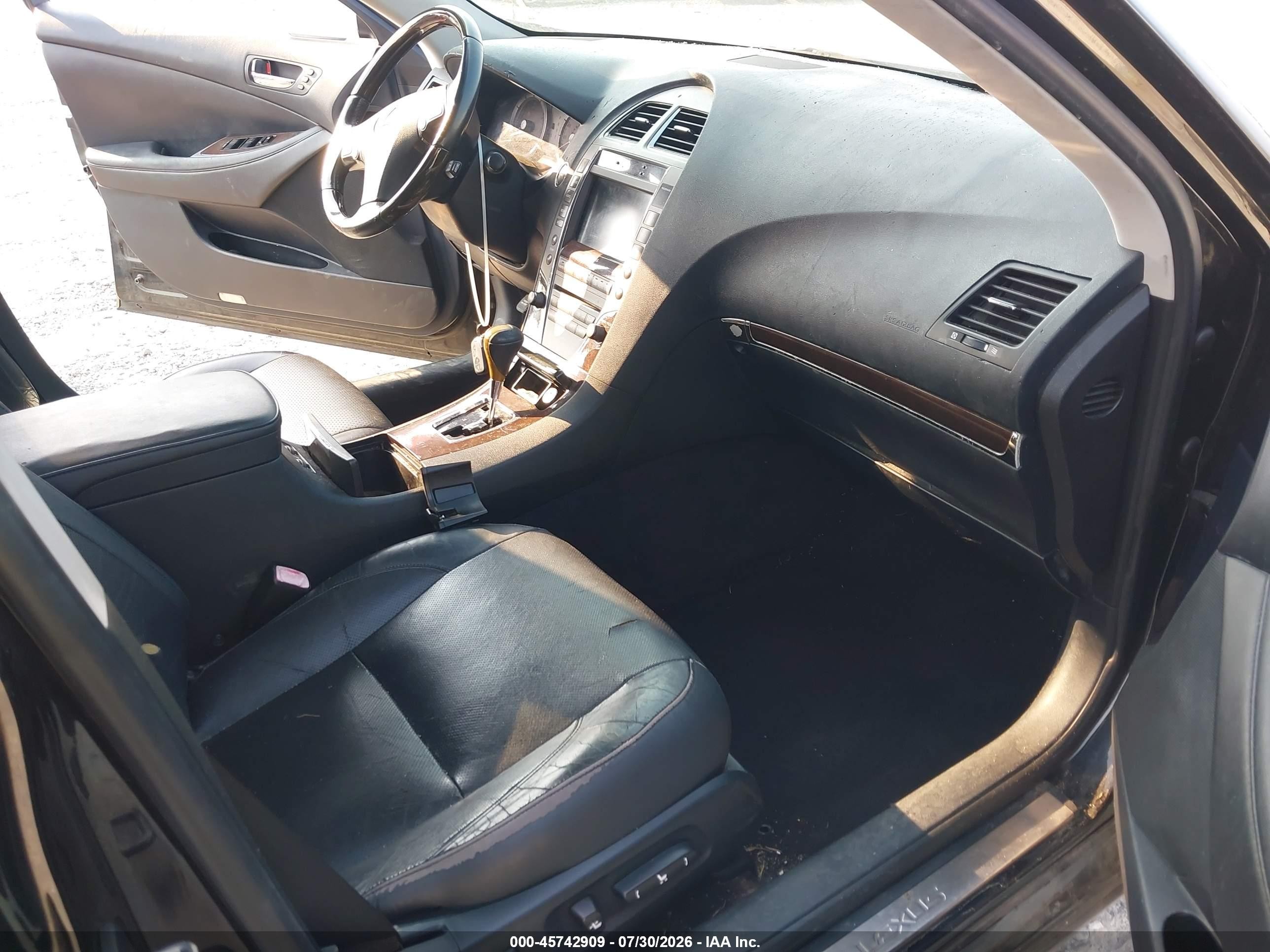 2010 Lexus Es 350 Black vin: JTHBK1EG4A2375649