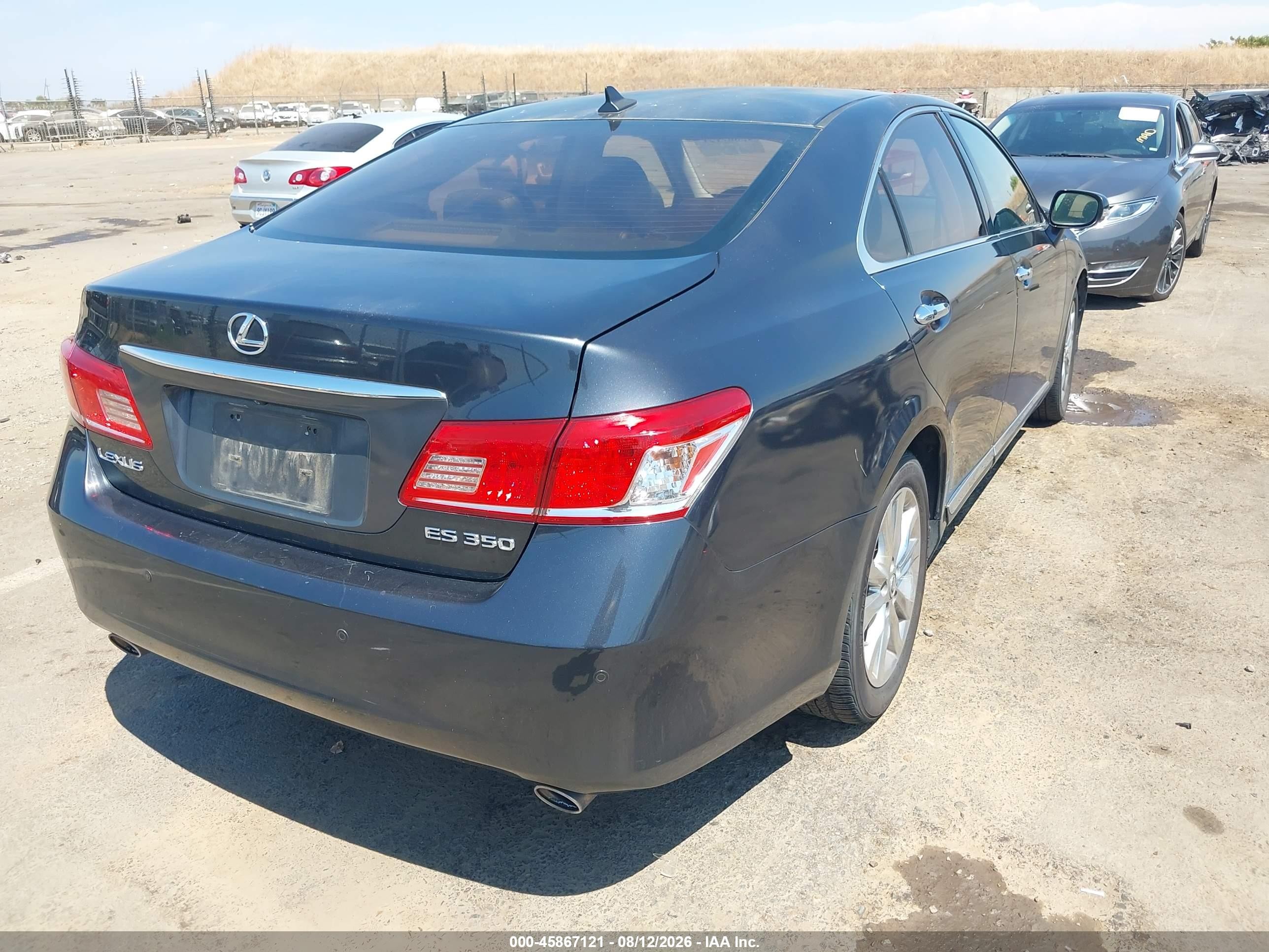 2010 Lexus Es 350   Gray vin: JTHBK1EG4A2389292
