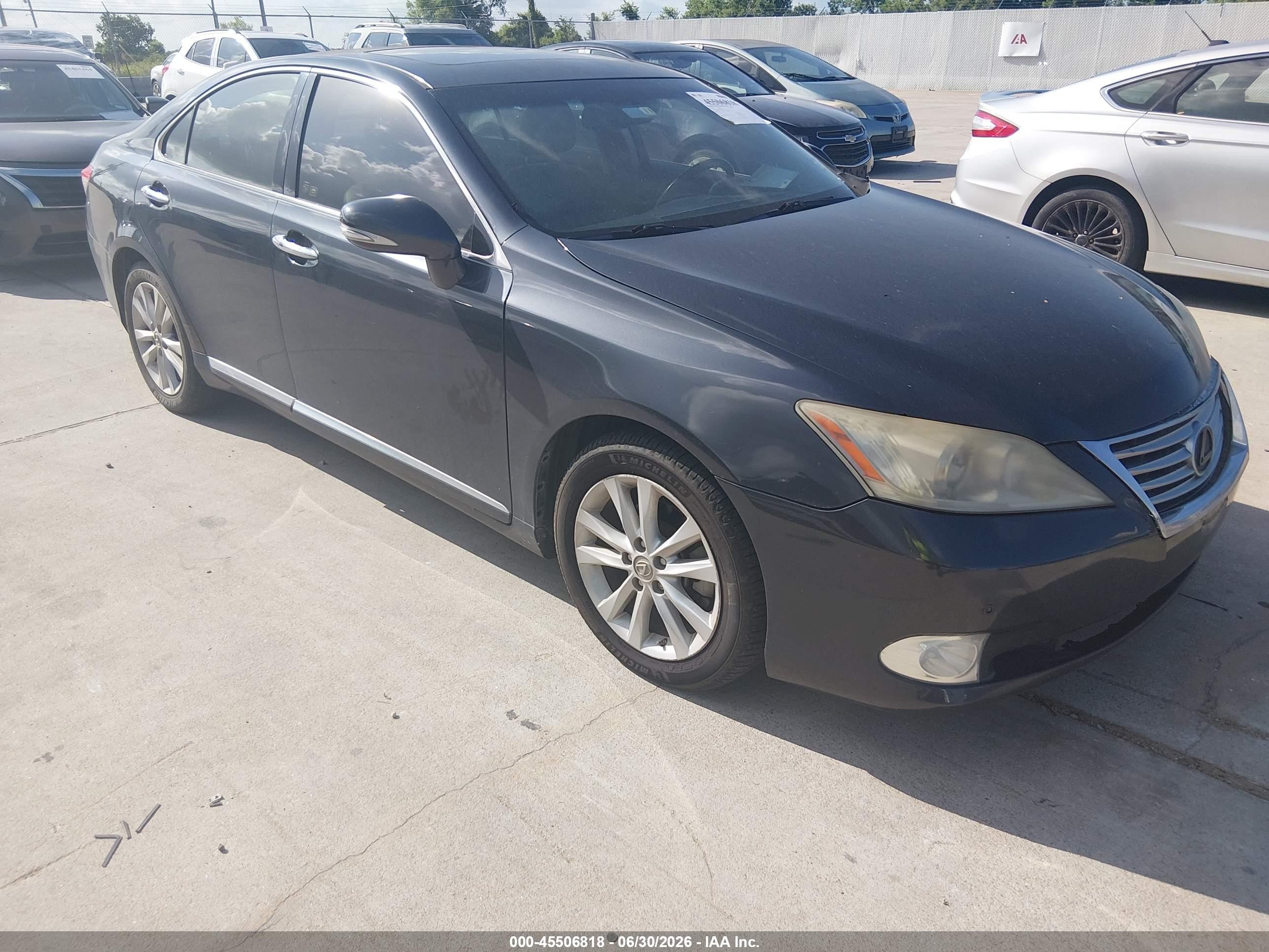 2010 Lexus Es 350   Gray vin: JTHBK1EG4A2403630