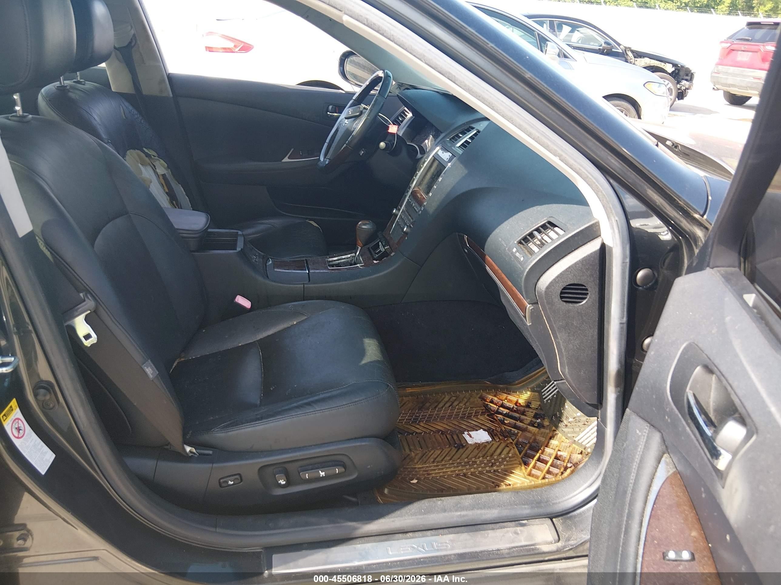 2010 Lexus Es 350   Gray vin: JTHBK1EG4A2403630