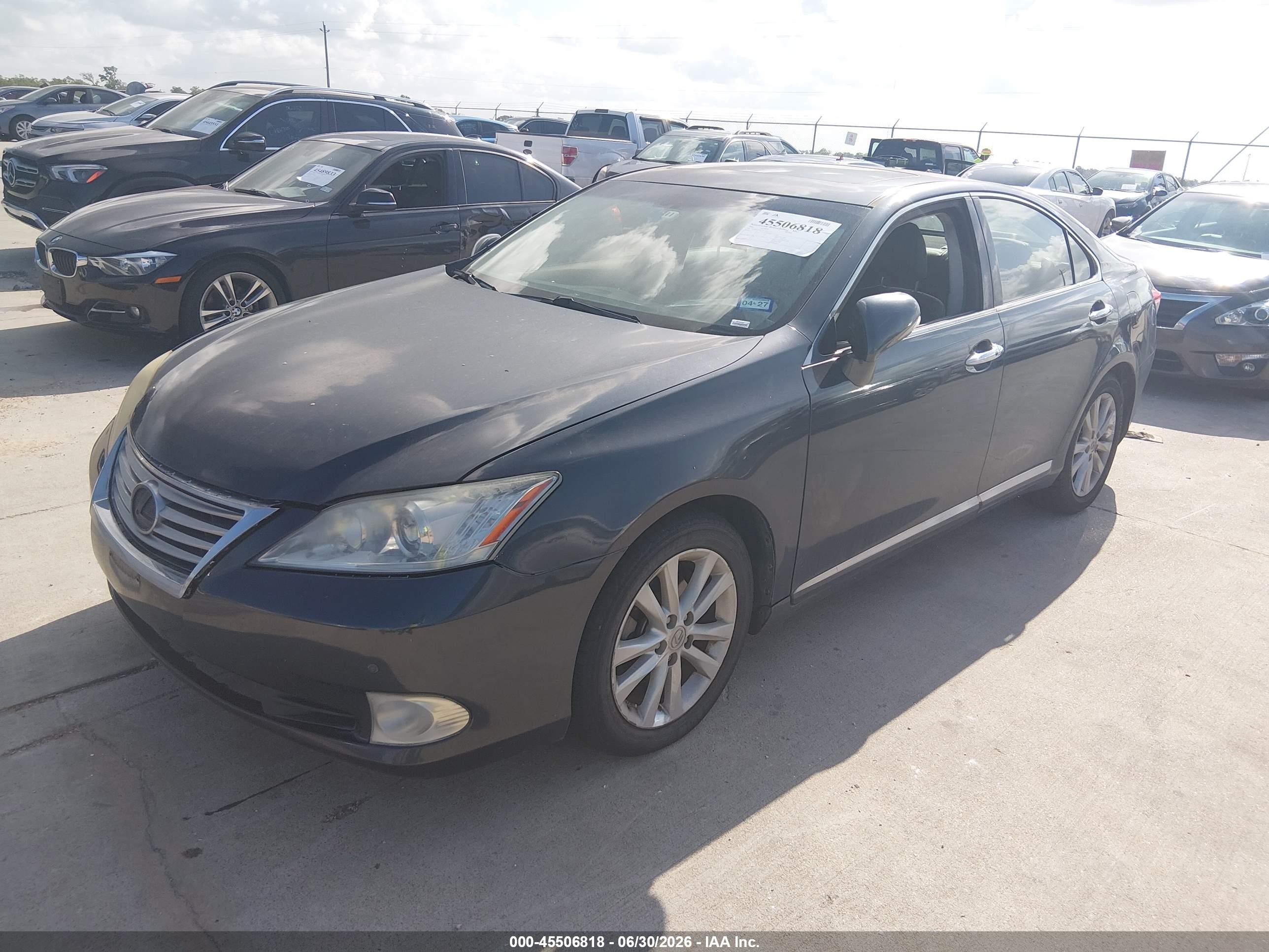 2010 Lexus Es 350   Gray vin: JTHBK1EG4A2403630