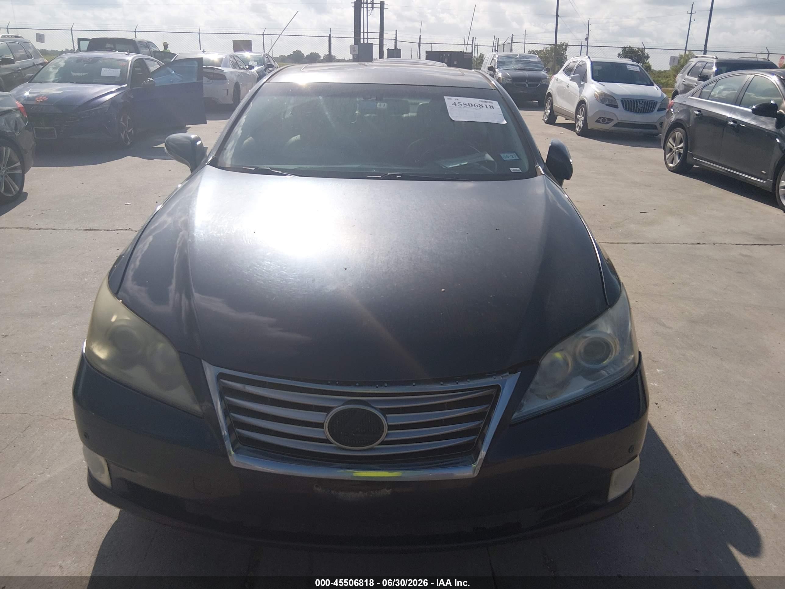 2010 Lexus Es 350   Gray vin: JTHBK1EG4A2403630