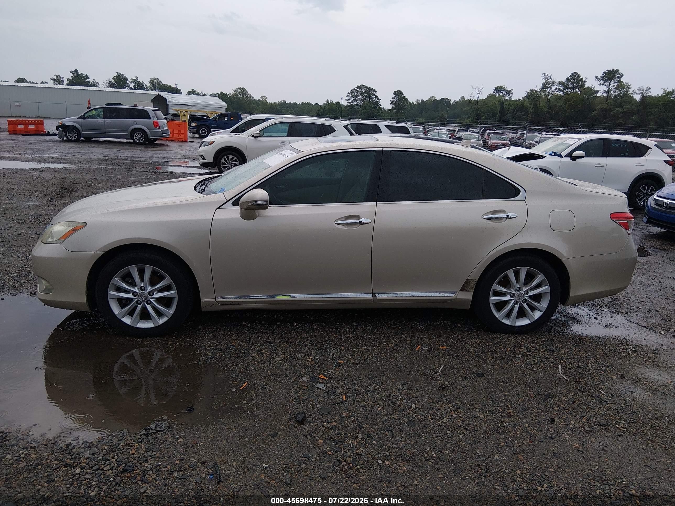 2011 Lexus Es 350   Gold vin: JTHBK1EG4B2419246