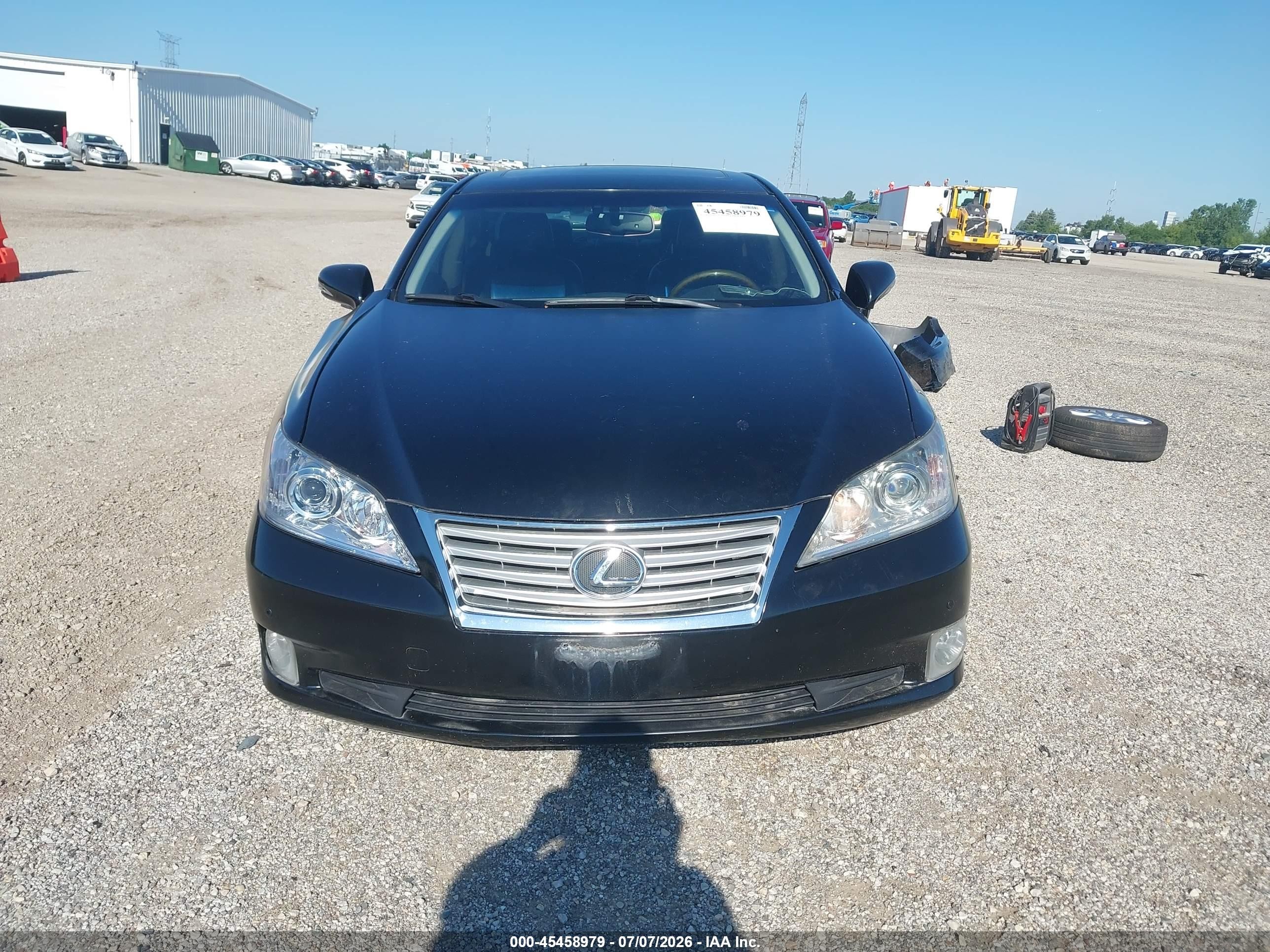 2011 Lexus Es 350   Black vin: JTHBK1EG4B2436306