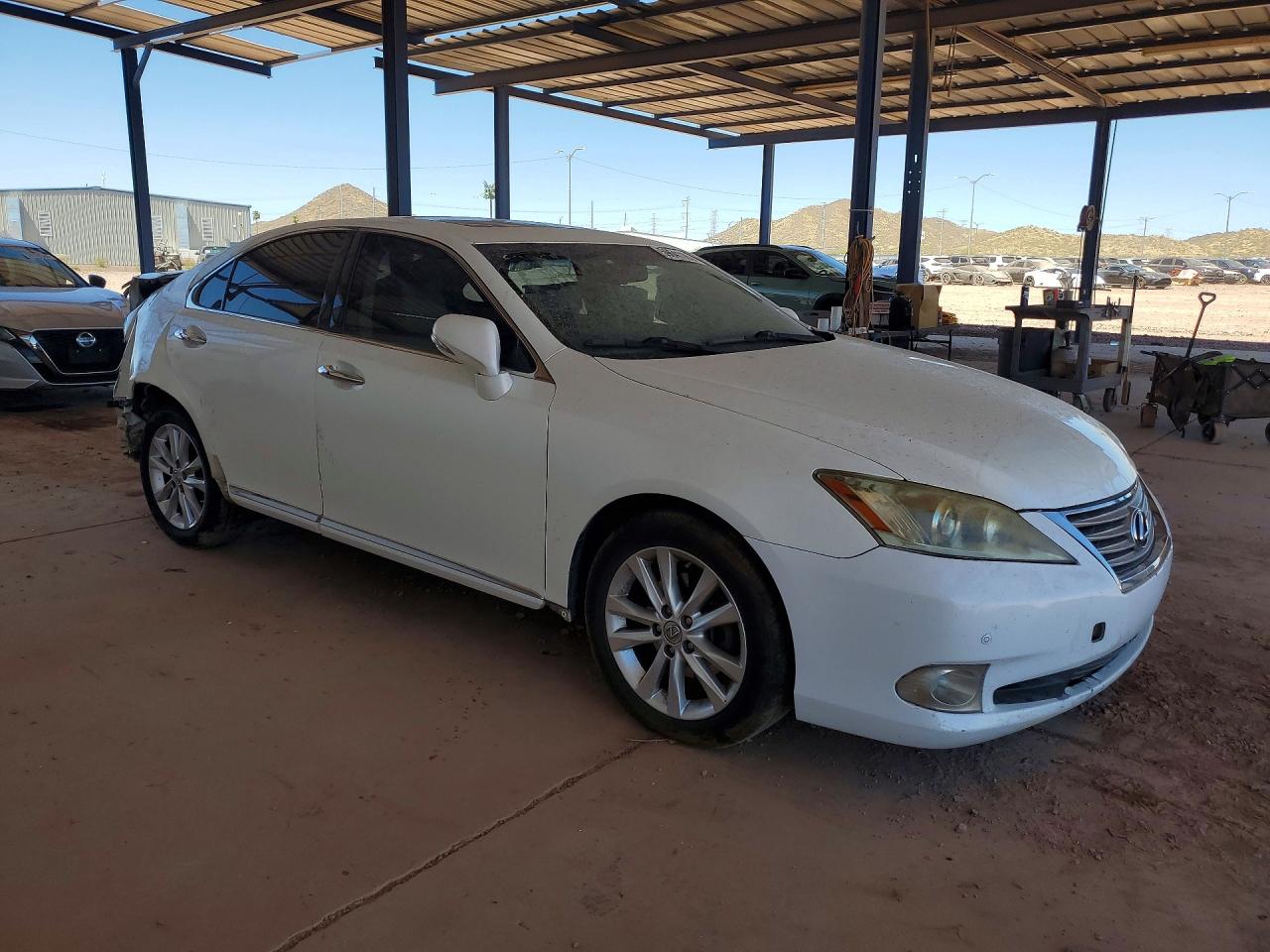 2011 Lexus Es 350 White vin: JTHBK1EG4B2437116