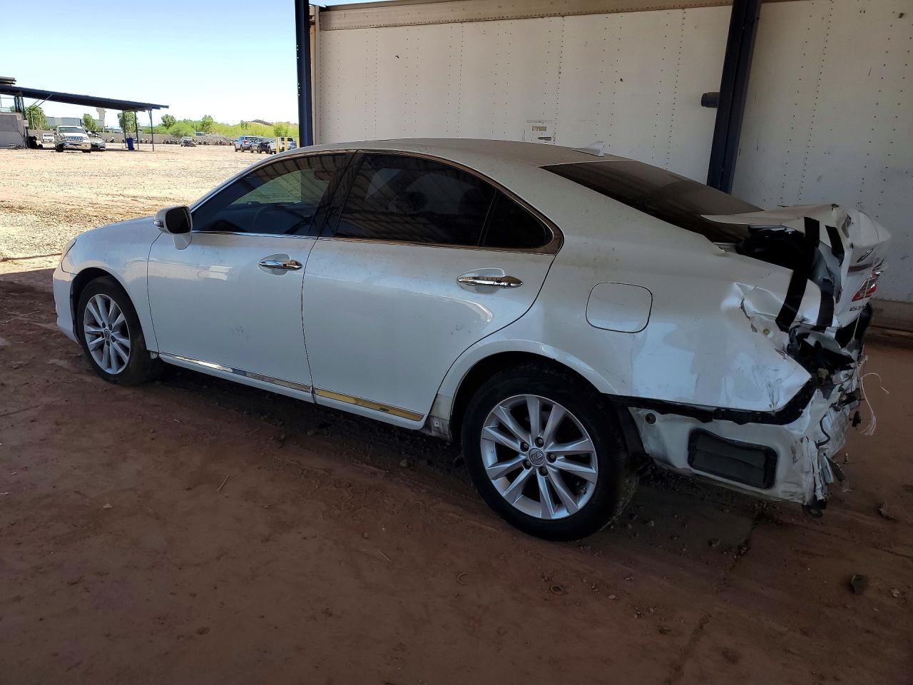 2011 Lexus Es 350 White vin: JTHBK1EG4B2437116