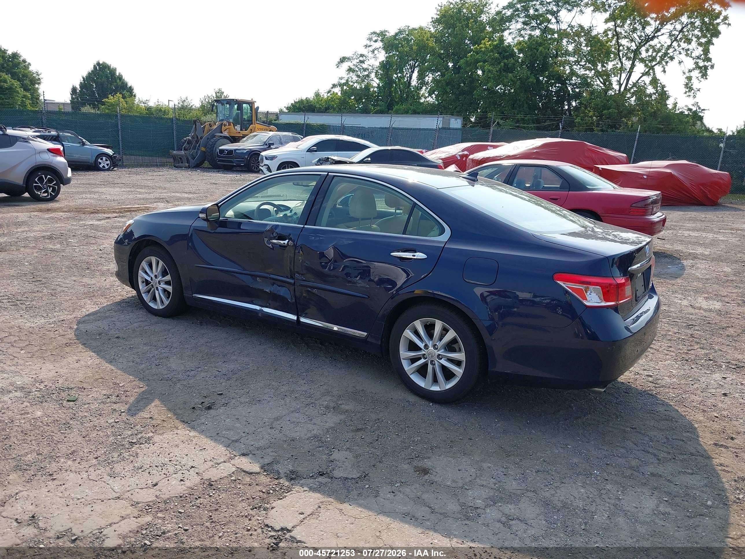2011 Lexus Es 350 Blue vin: JTHBK1EG4B2441019