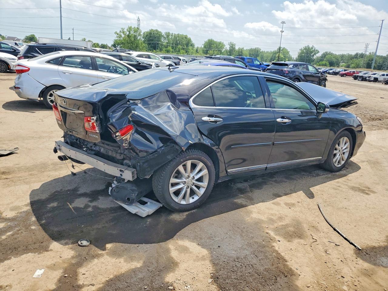 2011 Lexus Es 350 Black vin: JTHBK1EG4B2445183
