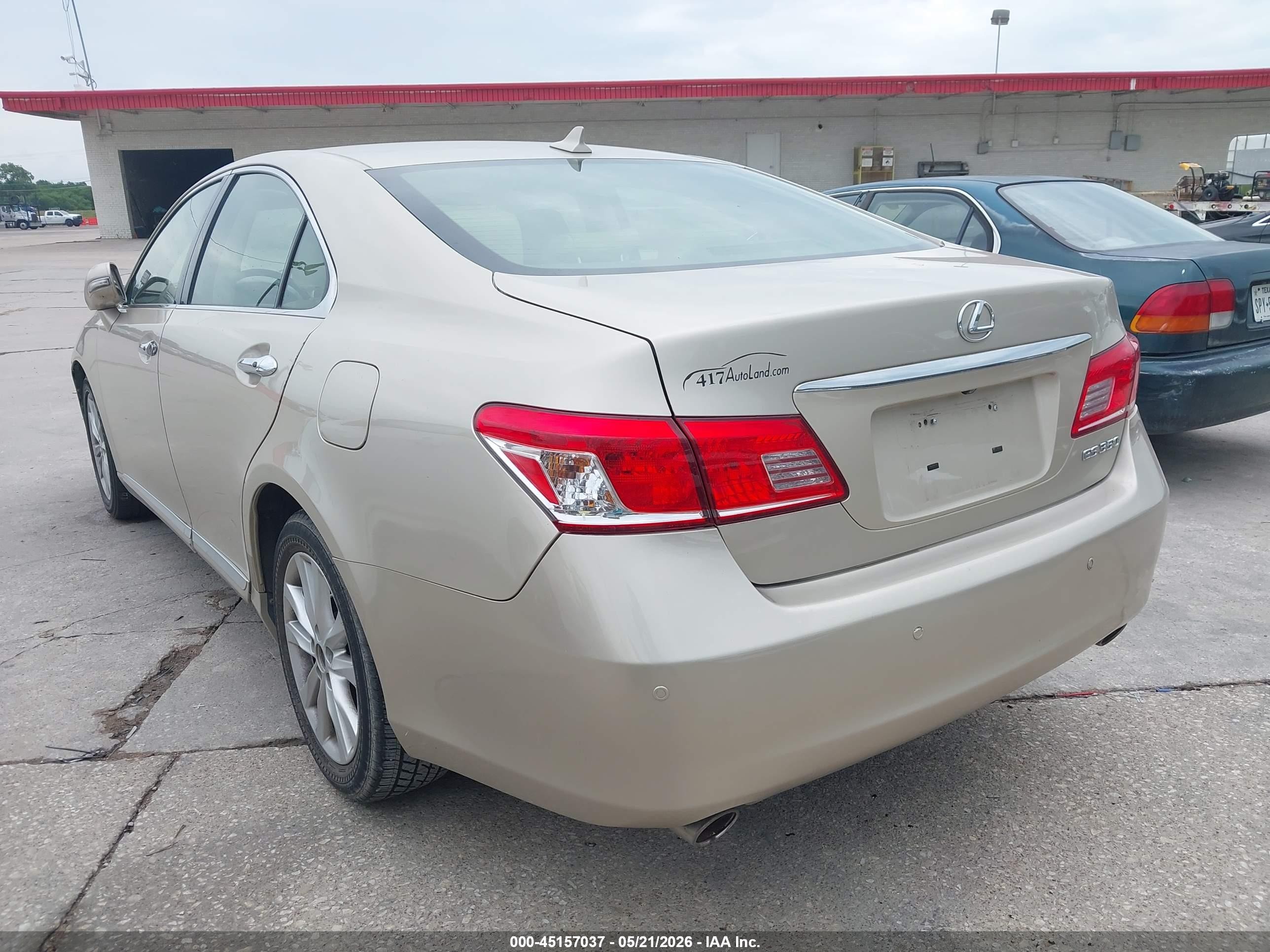 2011 Lexus Es 350   Gold vin: JTHBK1EG4B2449363
