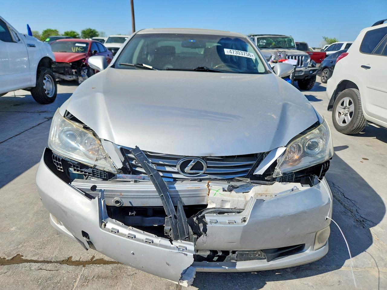 2011 Lexus Es 350 Base Silver vin: JTHBK1EG4B2454501