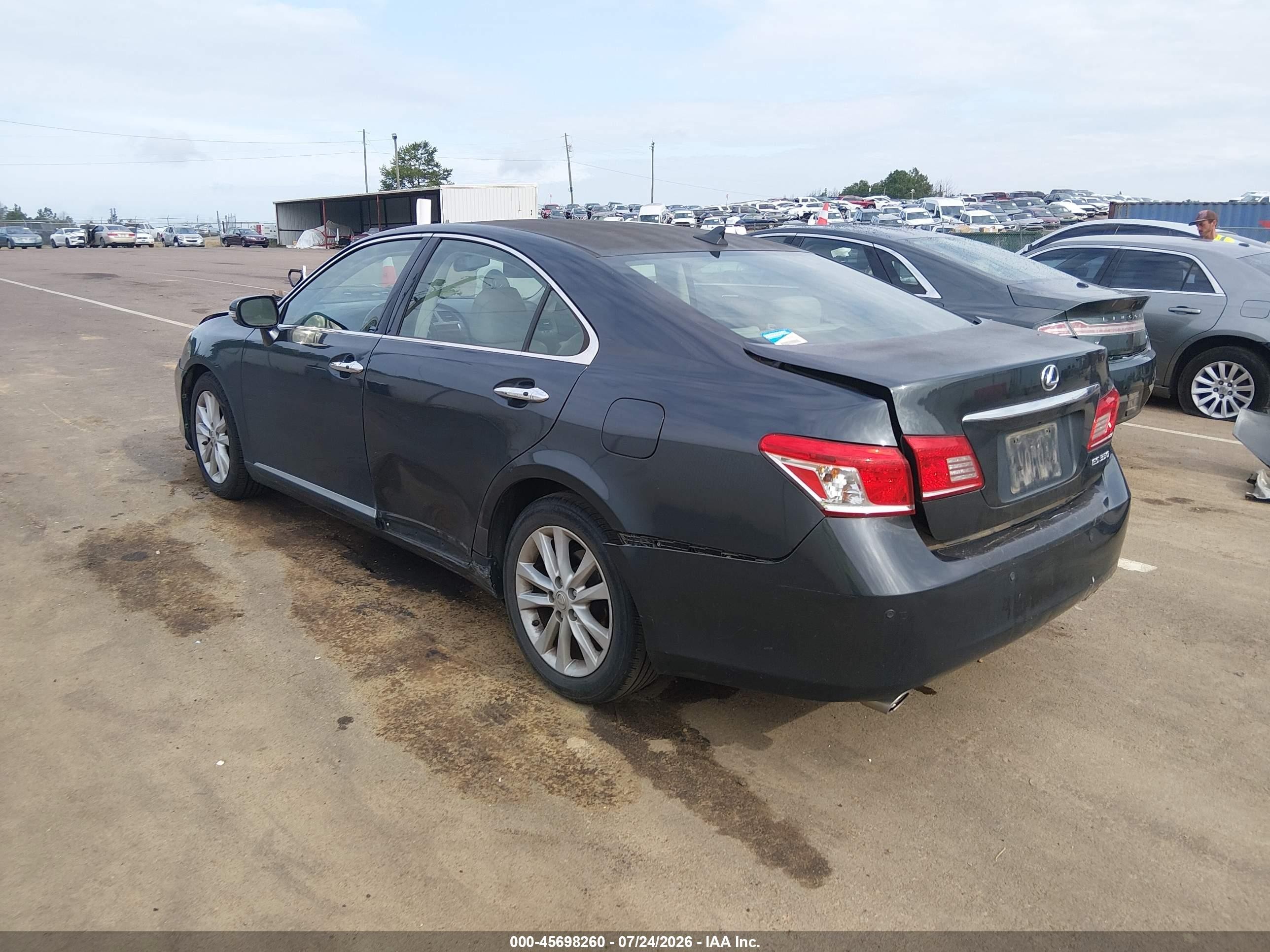 2011 Lexus Es 350   Черный vin: JTHBK1EG4B2469225