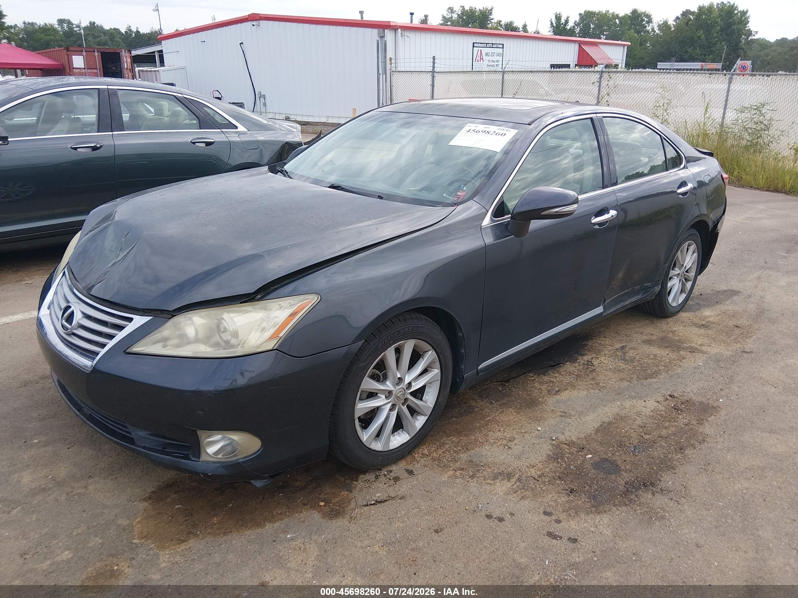 2011 Lexus Es 350   Черный vin: JTHBK1EG4B2469225