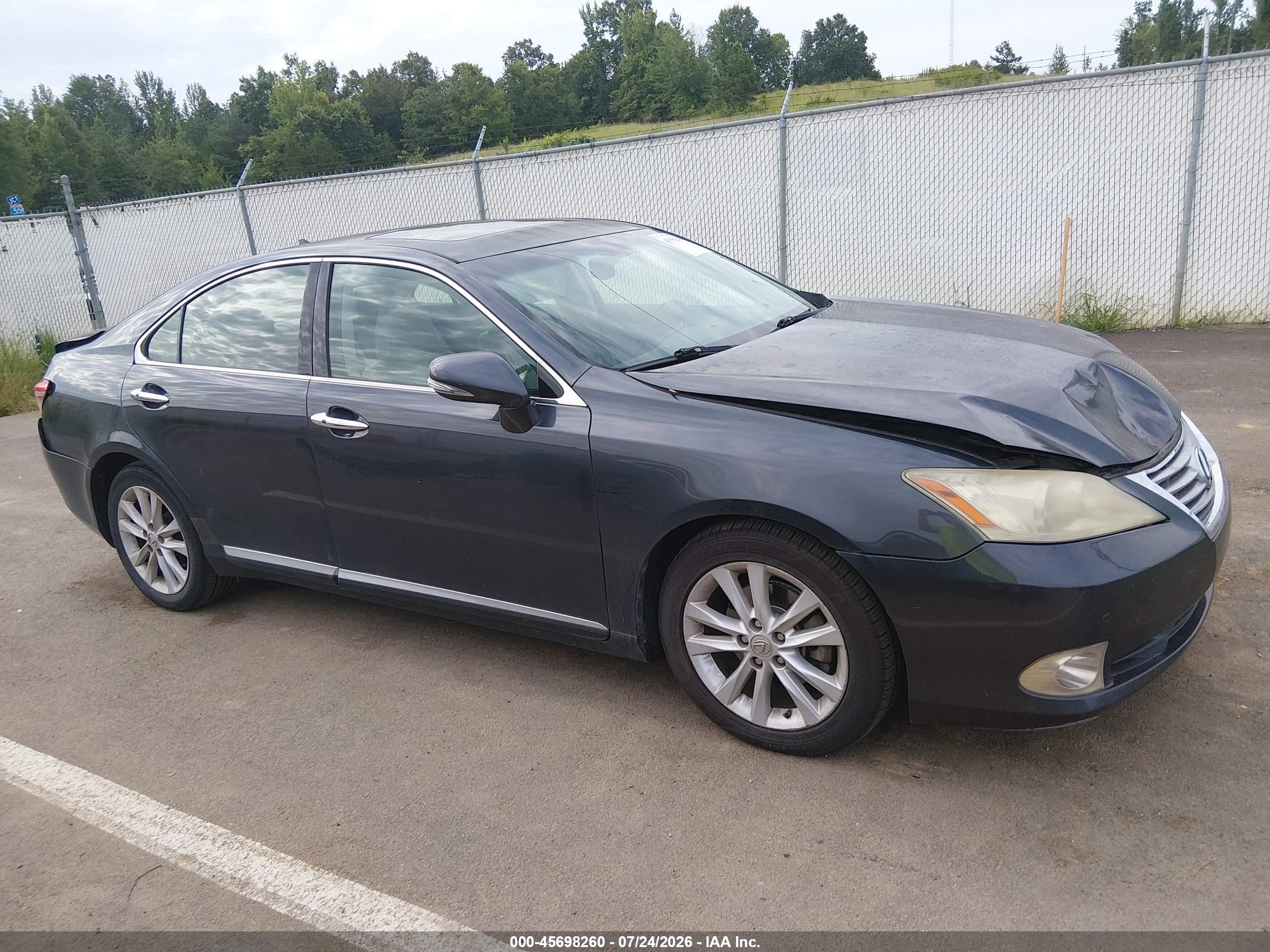 2011 Lexus Es 350   Черный vin: JTHBK1EG4B2469225