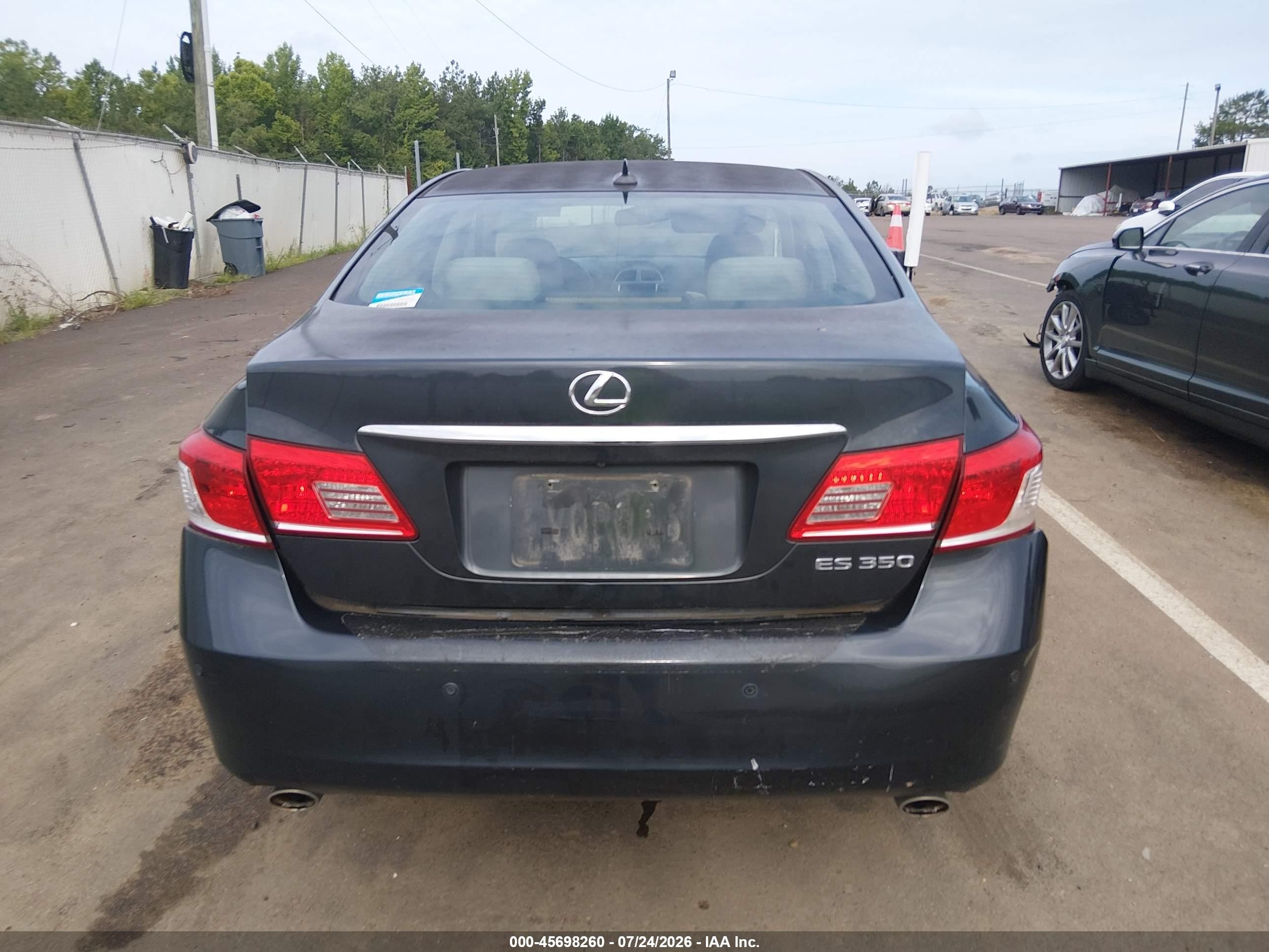 2011 Lexus Es 350   Черный vin: JTHBK1EG4B2469225