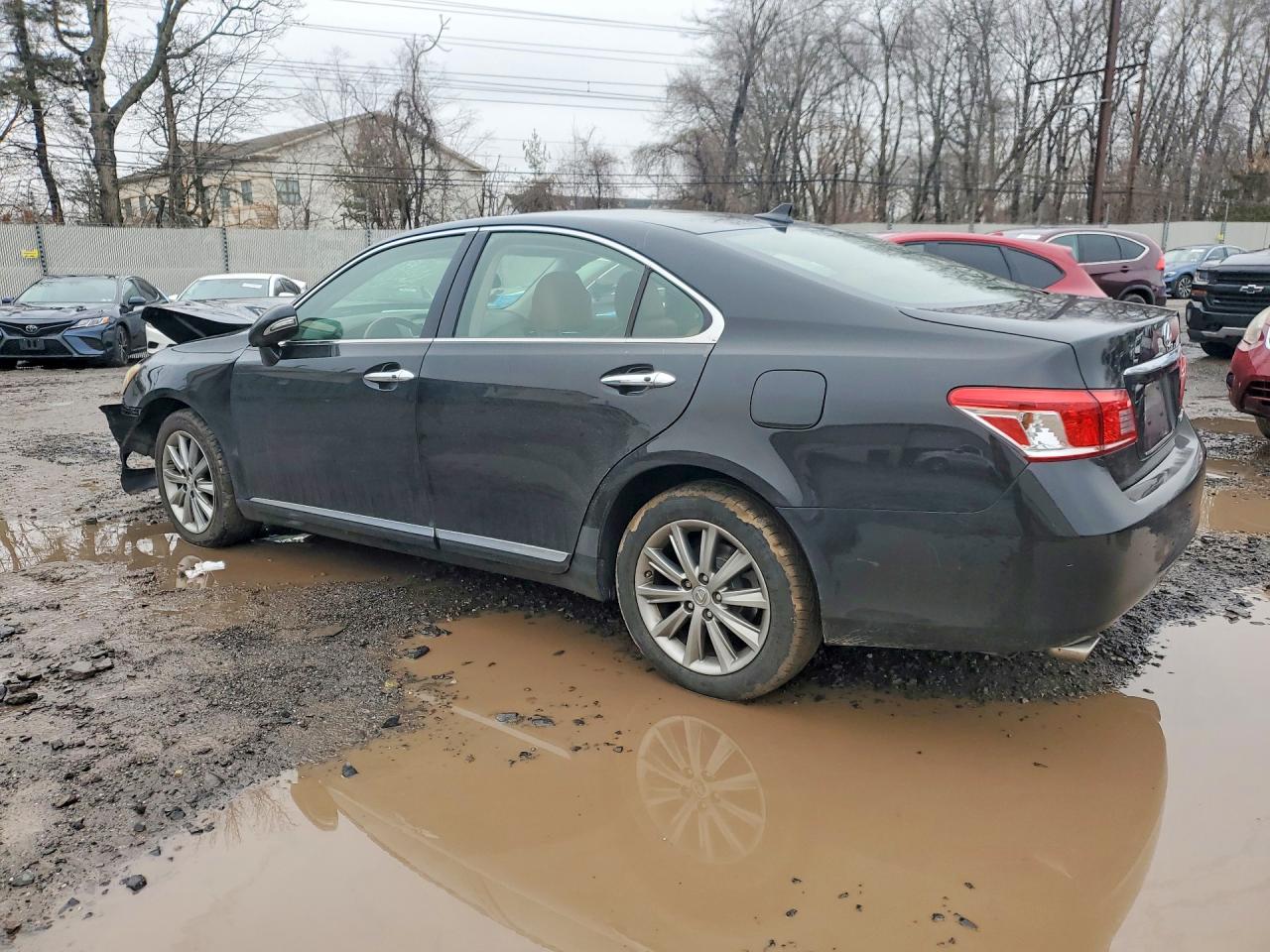 2012 Lexus Es 350 Base Black vin: JTHBK1EG4C2482865