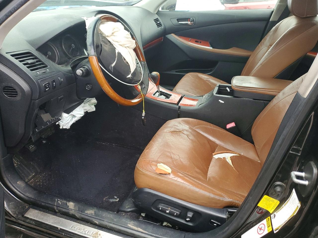 2012 Lexus Es 350 Base Black vin: JTHBK1EG4C2482865