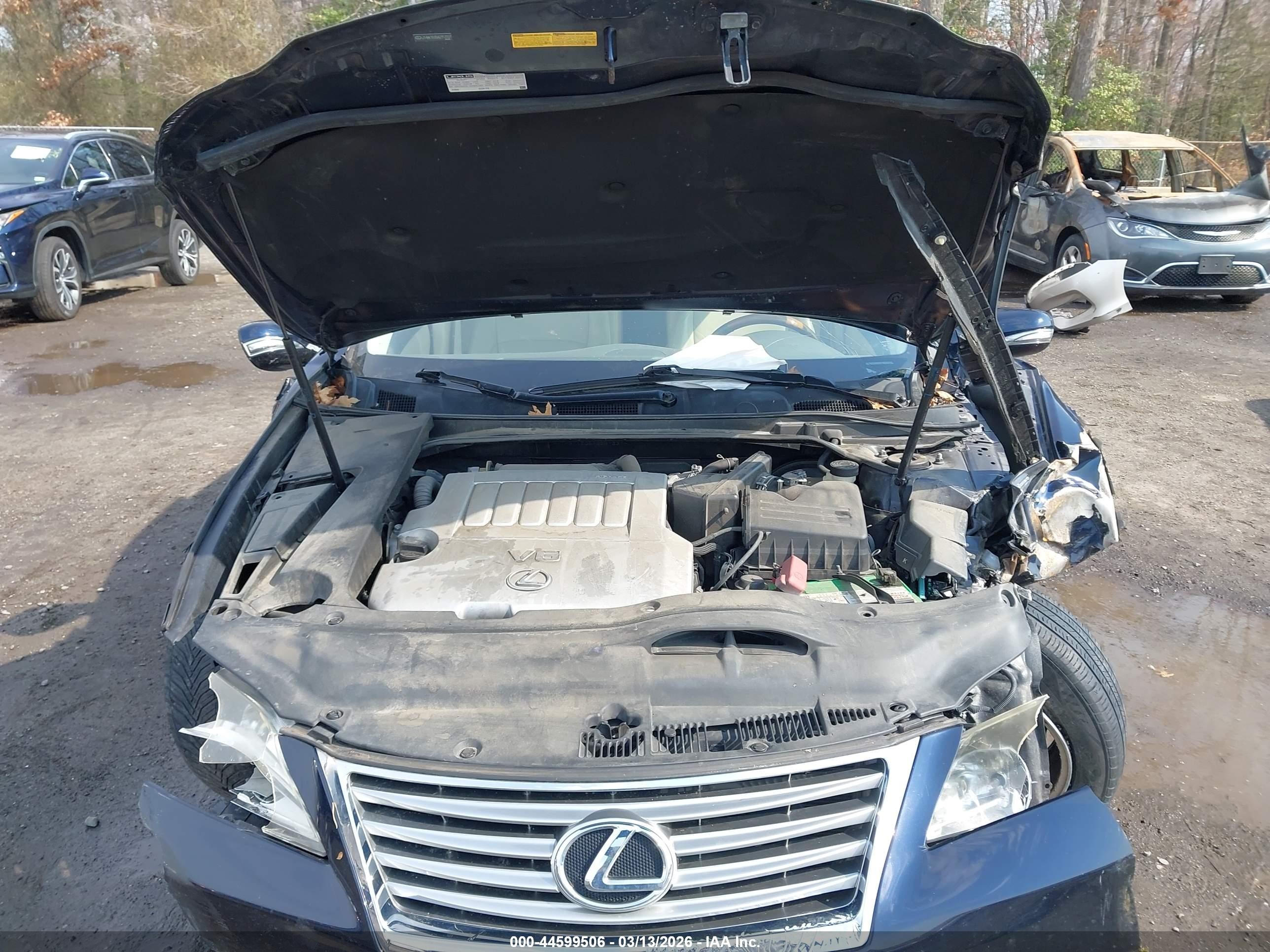 2010 Lexus Es 350   Blue vin: JTHBK1EG5A2357337