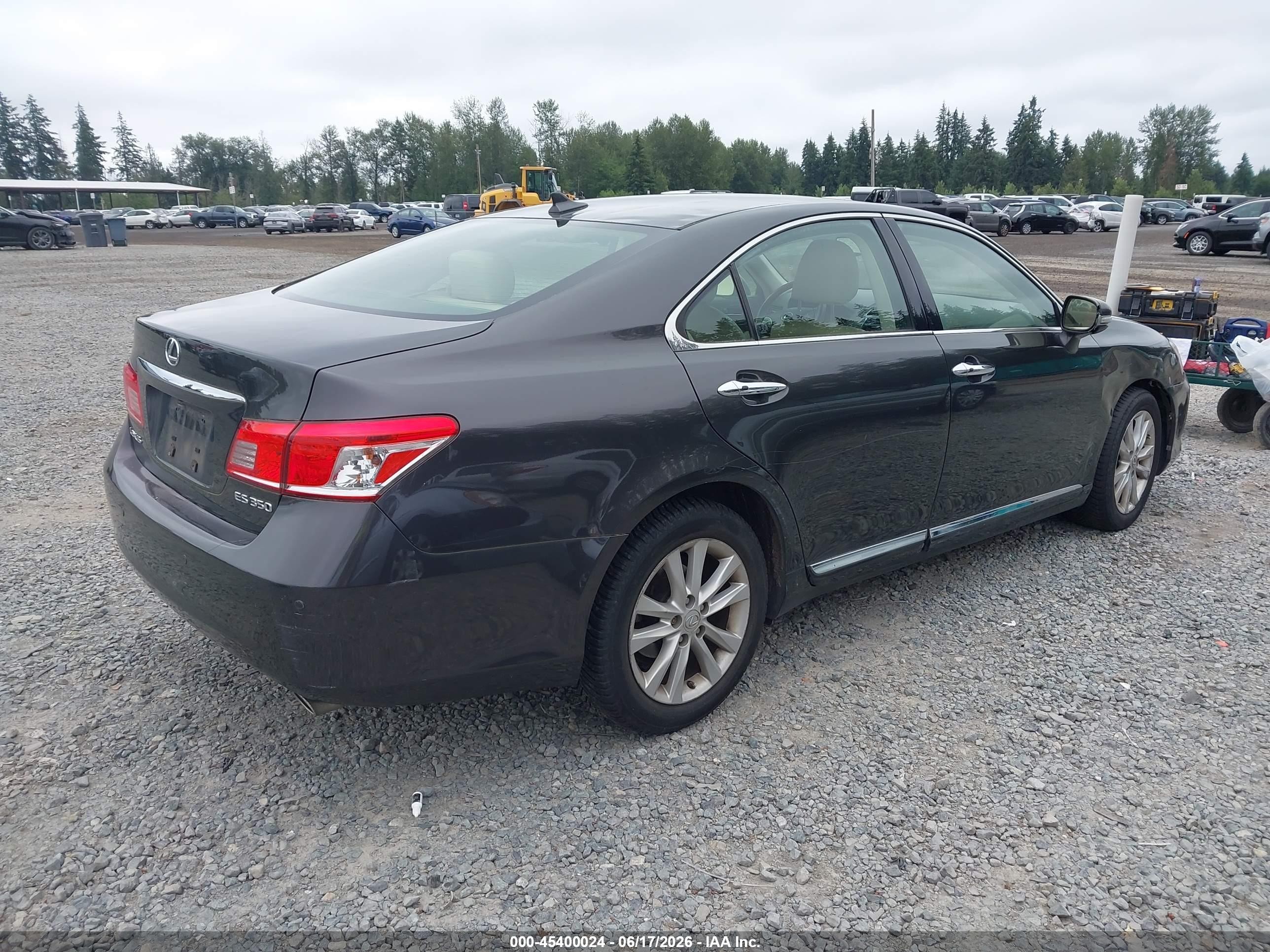 2010 Lexus Es 350   Gray vin: JTHBK1EG5A2359010